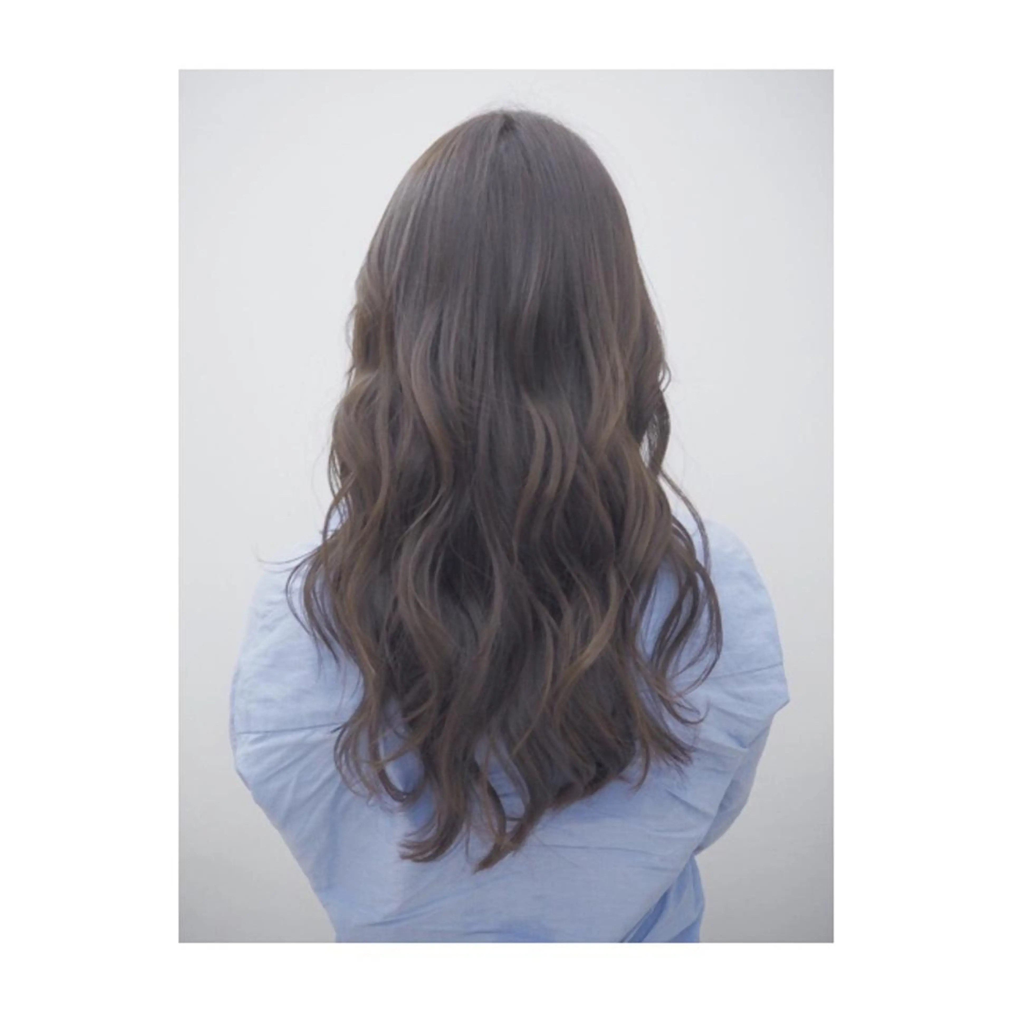 ロング カラー 永岡 鉄平のヘアスタイル