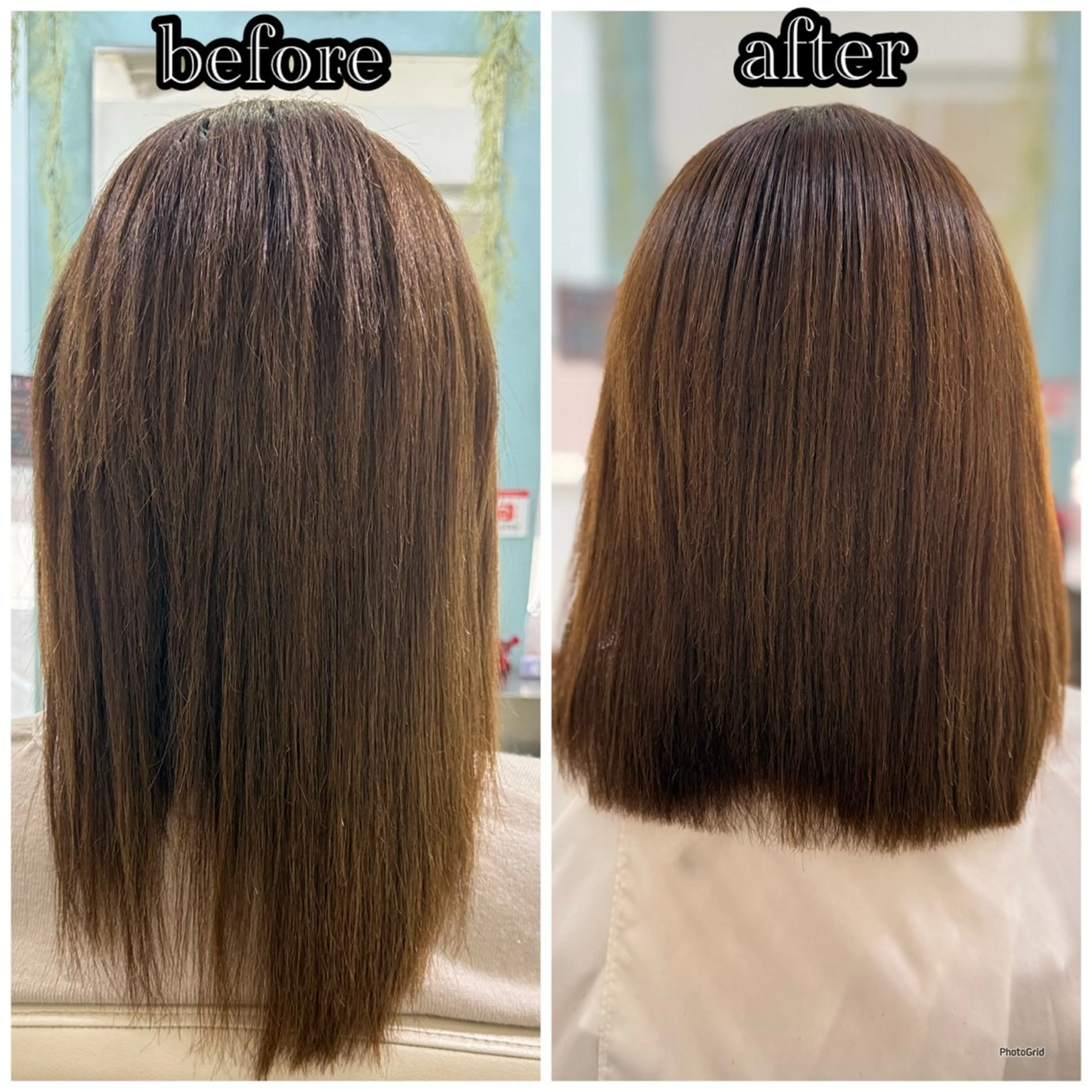 ミディアム 縮毛矯正 SALOWIN 横浜店所属・髪質改善☘️縮毛矯正 特化✨のヘアスタイル