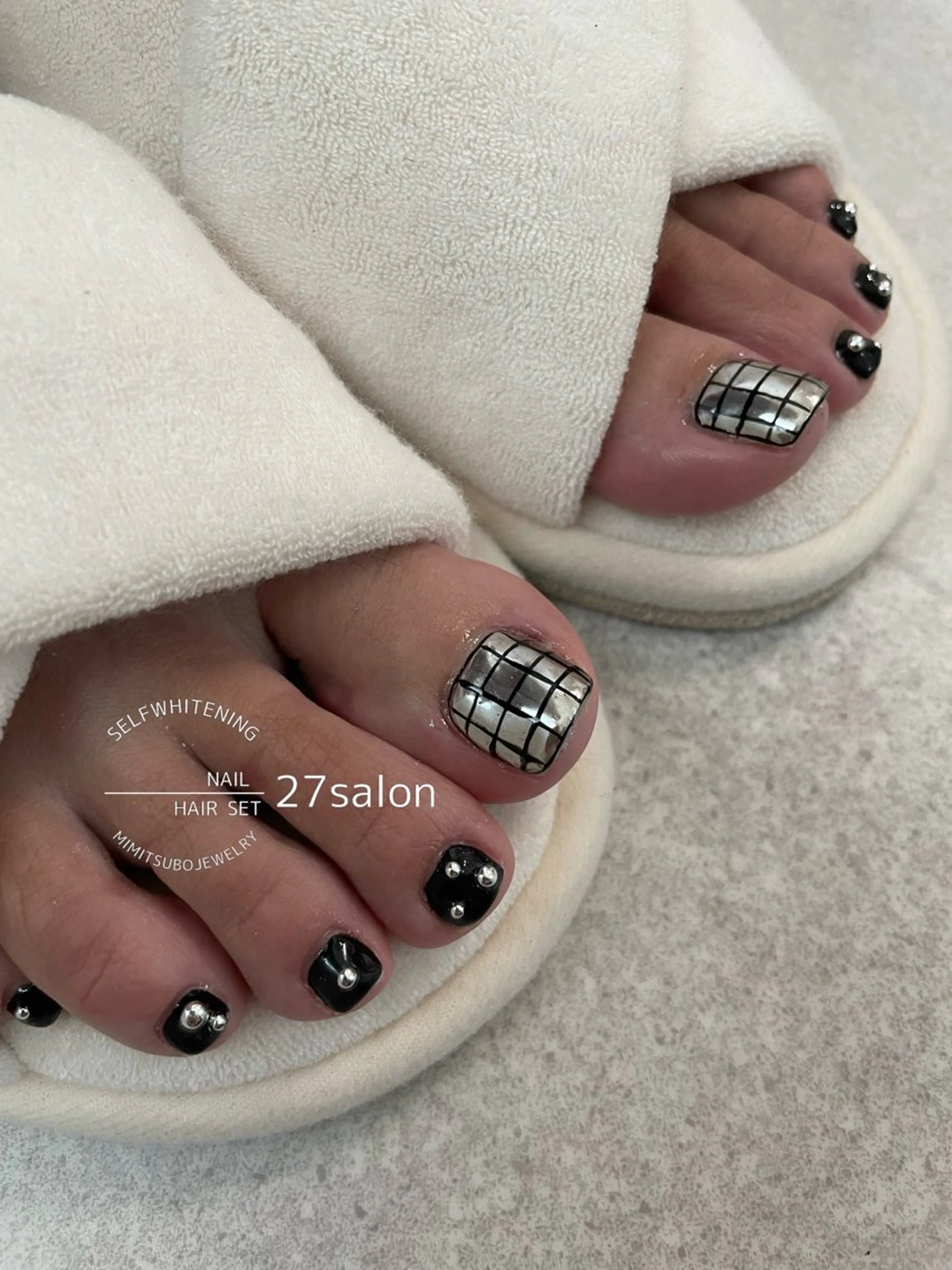 ネイル フットネイル フットネイル 27salon yuinaのネイルデザイン