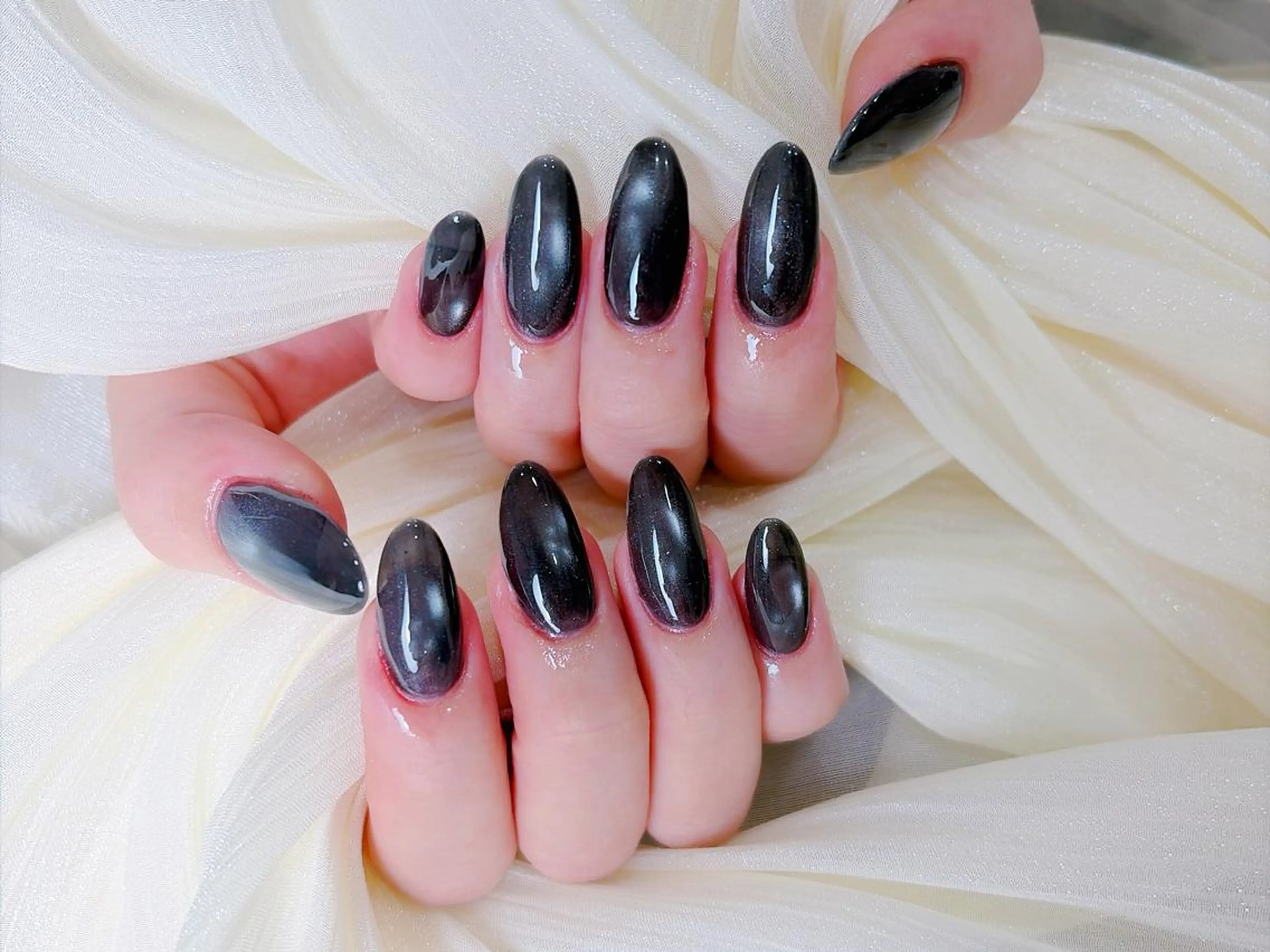 ネイル カジュアル チークネイル フレンチネイル ジェルネイル ガーリー ハンドネイル ハンドケア HD Studioのネイルデザイン