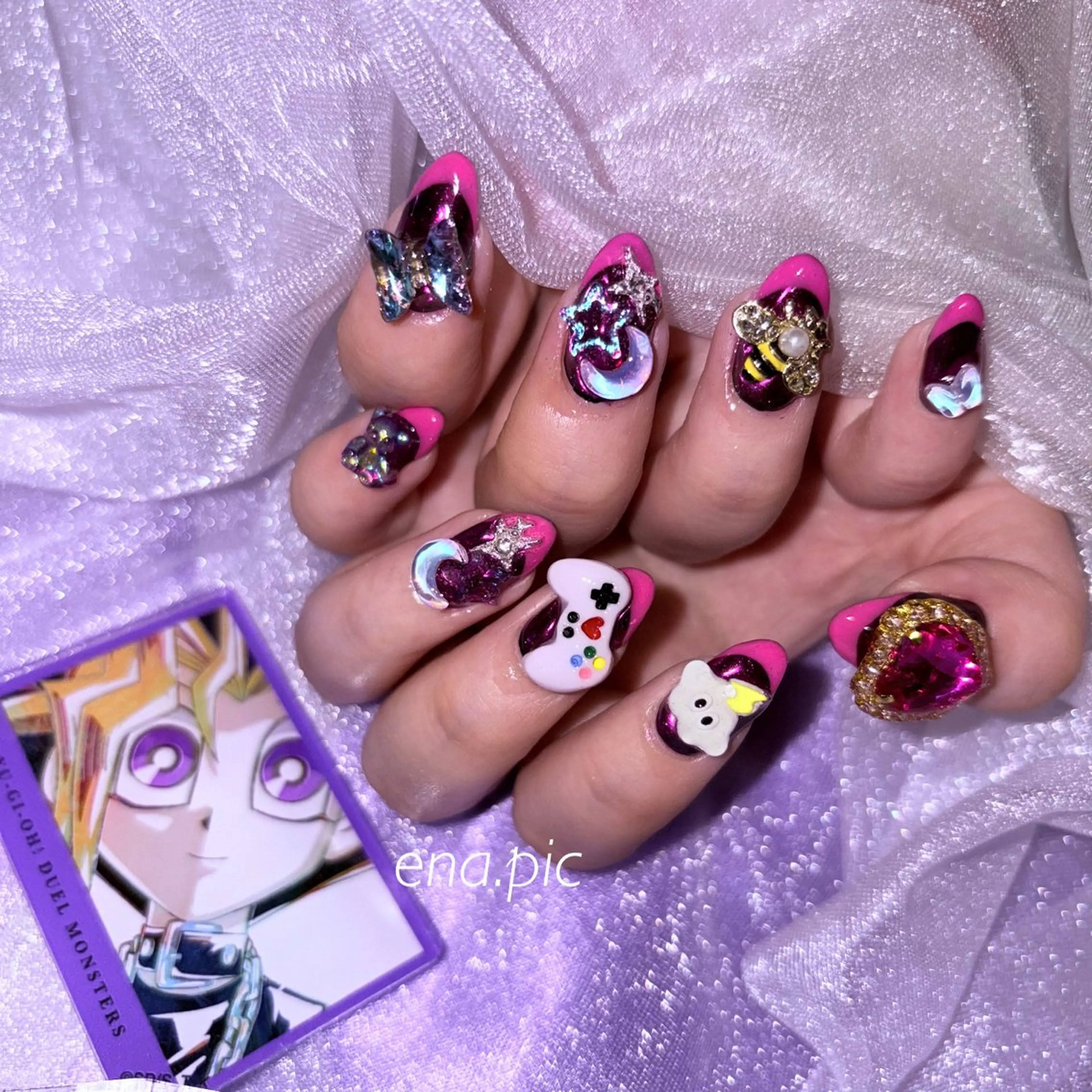 ネイル toyvenail 🖤enaのネイルデザイン