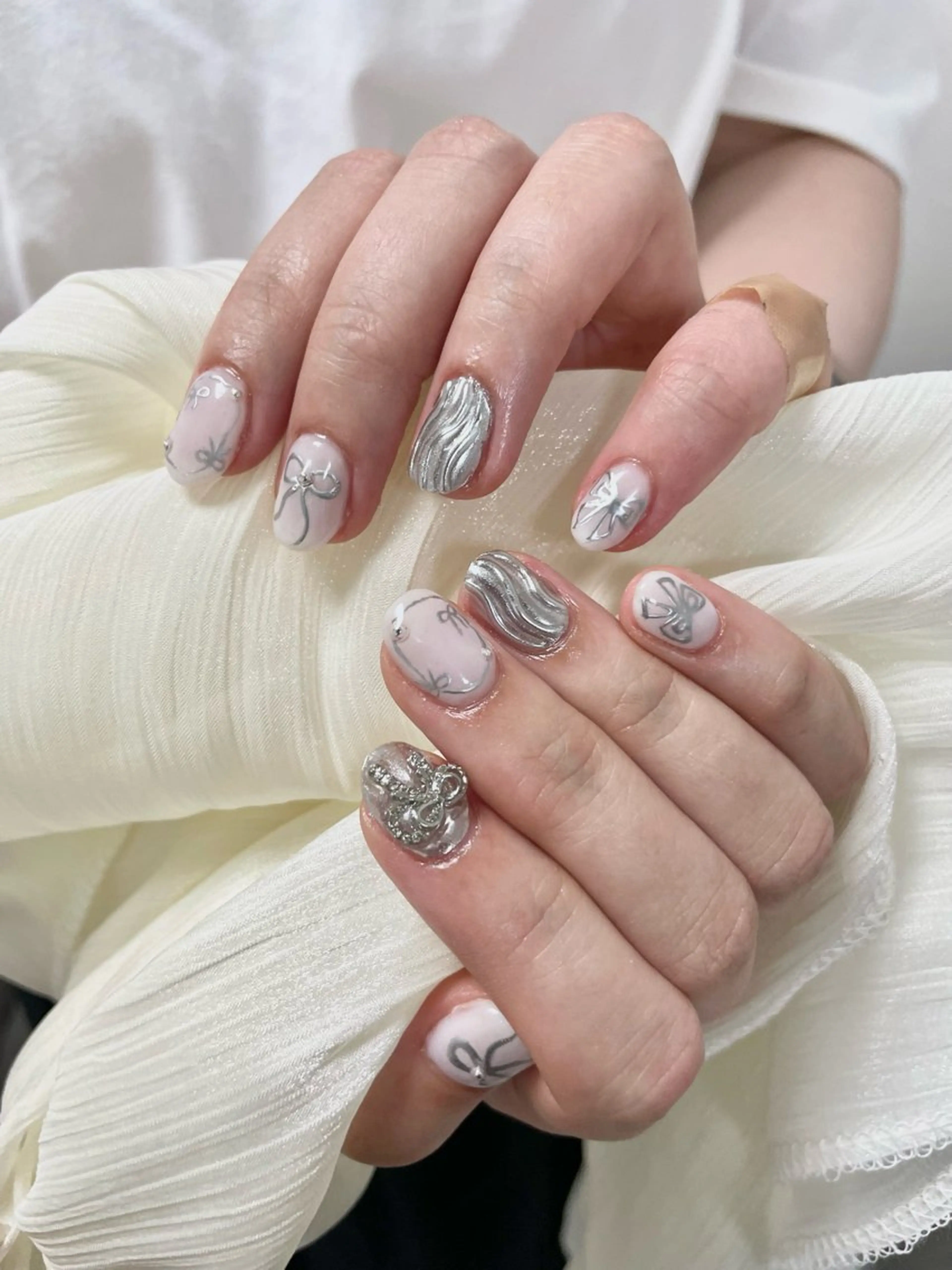 ネイル ハンドネイル By moonネイル 🌷ワンホン/韓国風のネイルデザイン