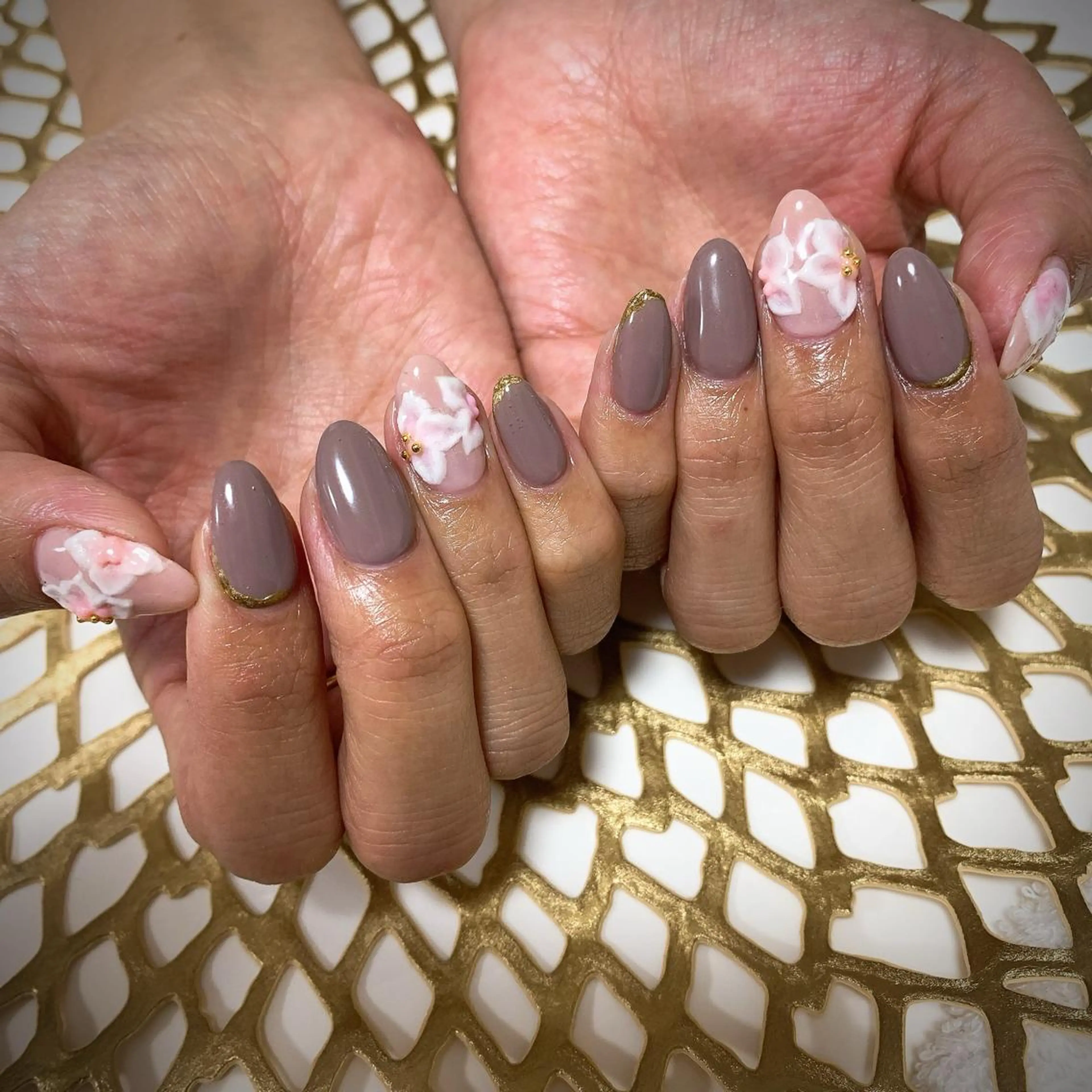 ネイル フラワーネイル vivi nailのネイルデザイン