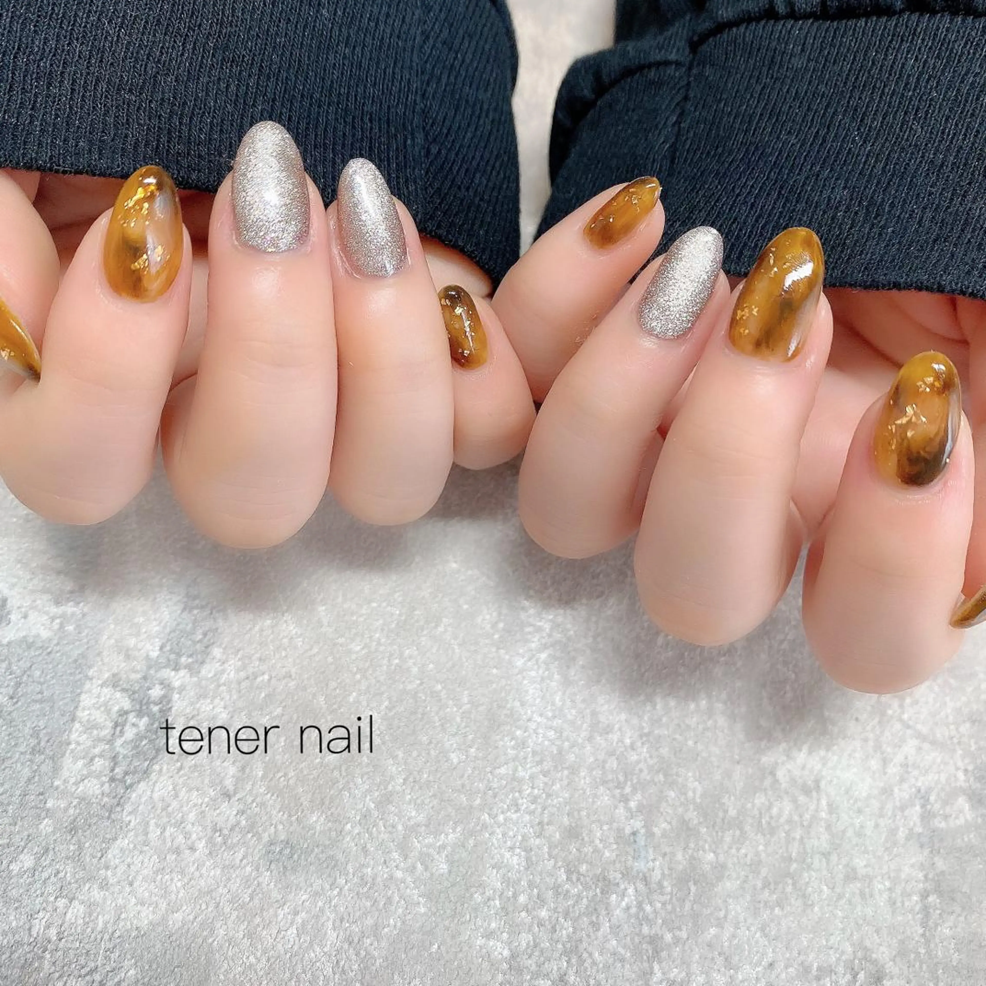 ネイル べっ甲ネイル tener  nail  テネルネイル所属・テネルネイル tener nailのネイルデザイン