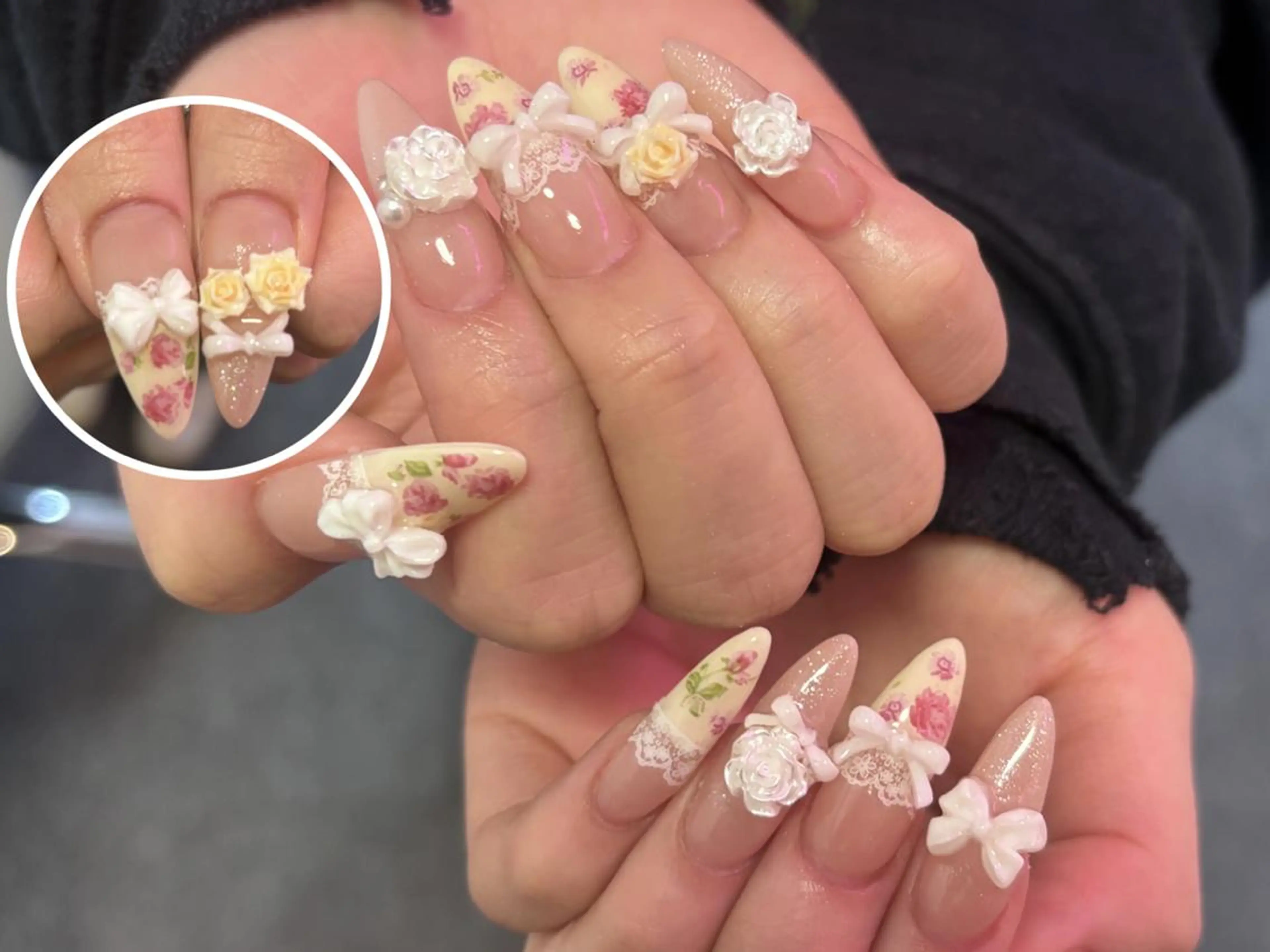 ネイル ボルドー チークネイル 長さ出し フレンチネイル ジェルネイル ハンドネイル Yuu🎀 Belle Nailのネイルデザイン