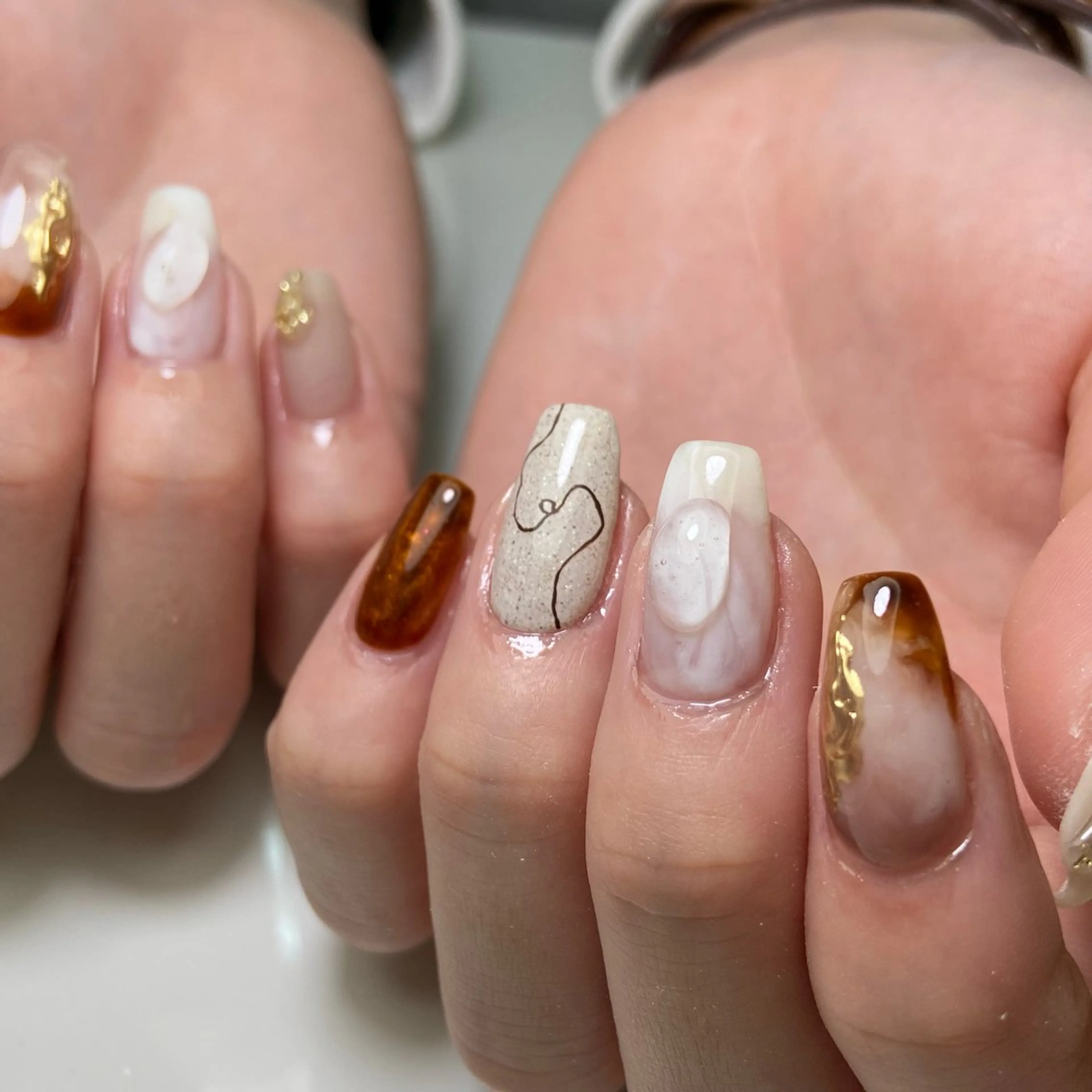 ネイル ハンドネイル nail salon Lumièreのネイルデザイン