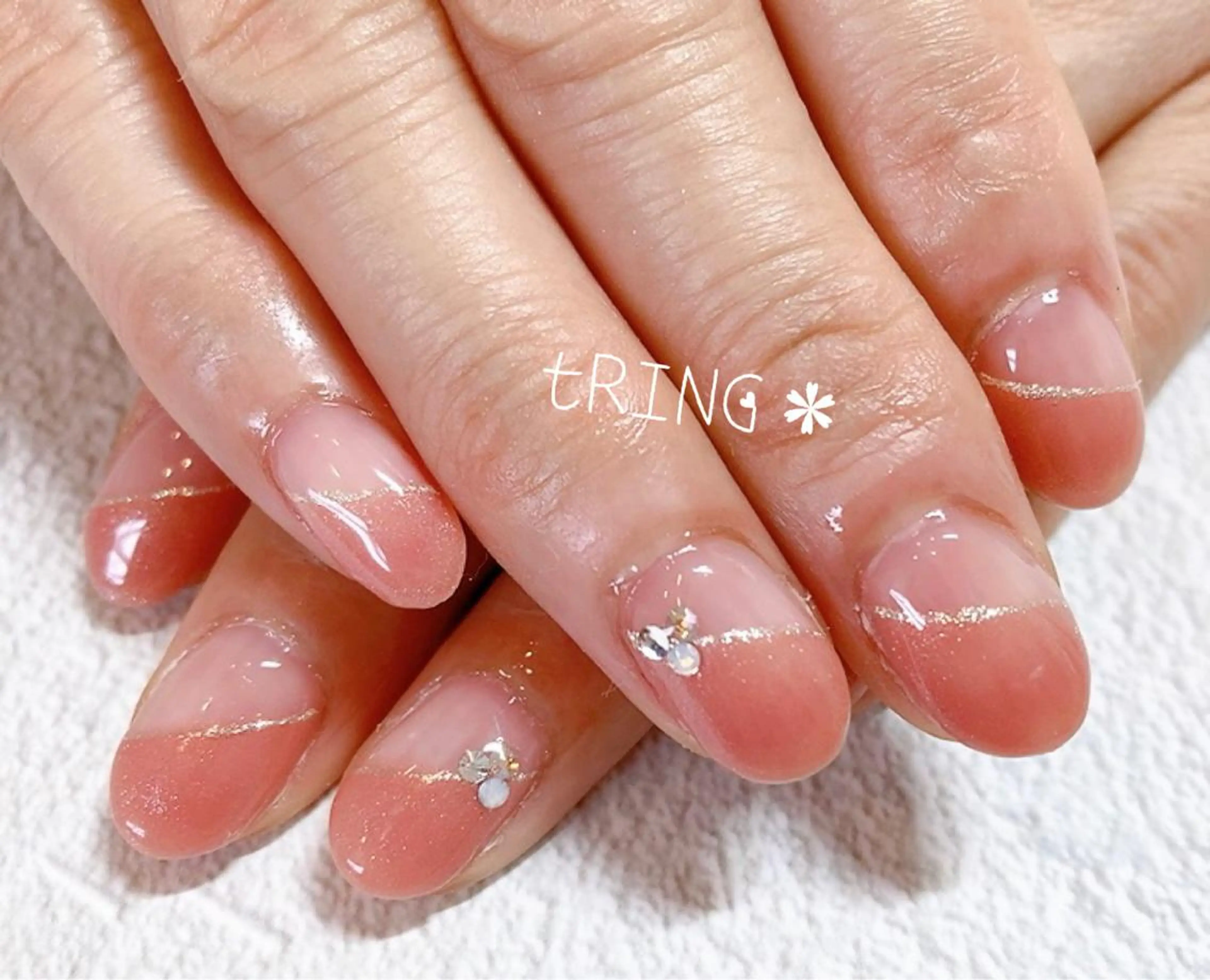 ネイル ハンドネイル tRING* しいの木台のネイルデザイン