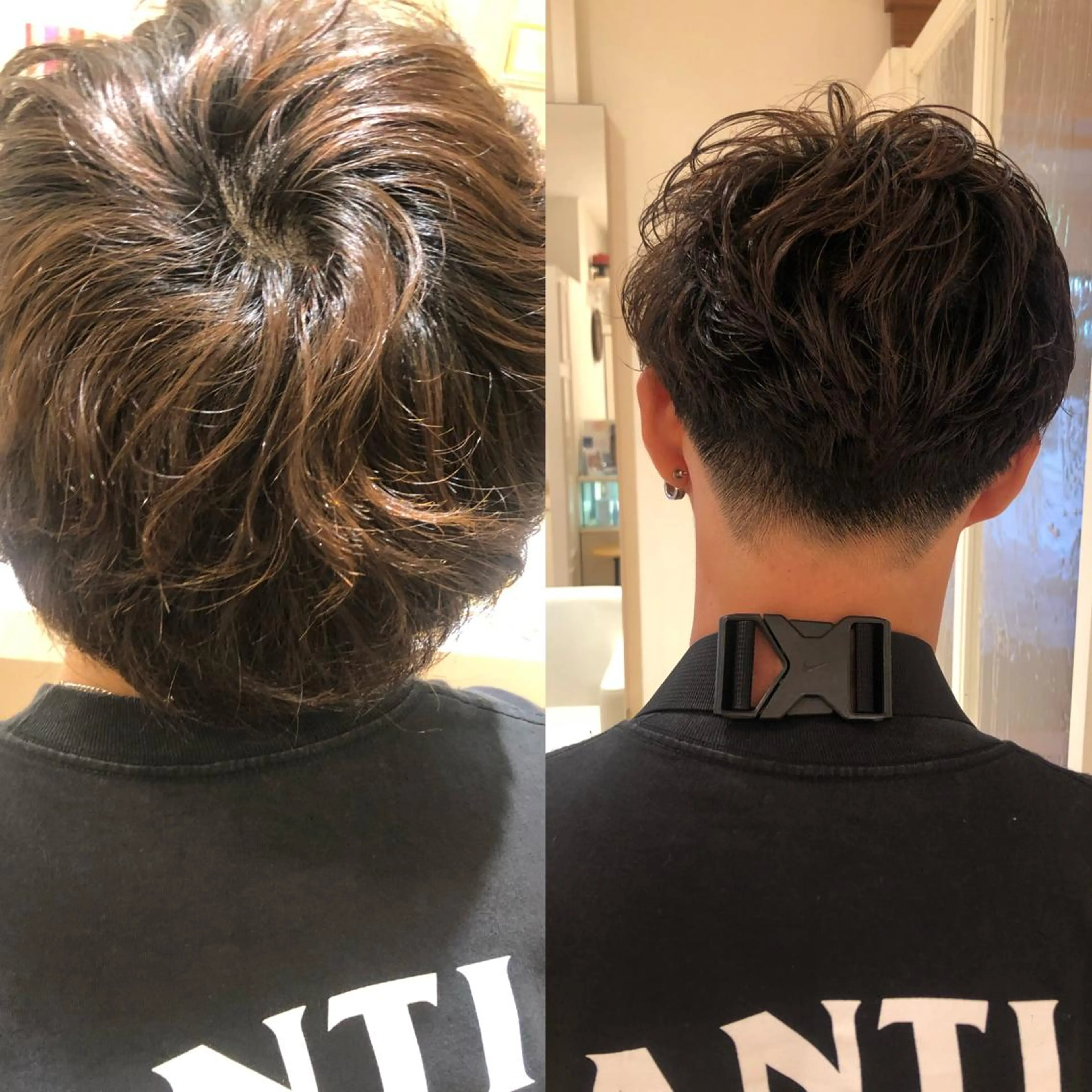 カラー メンズ 大久保 優香のヘアスタイル