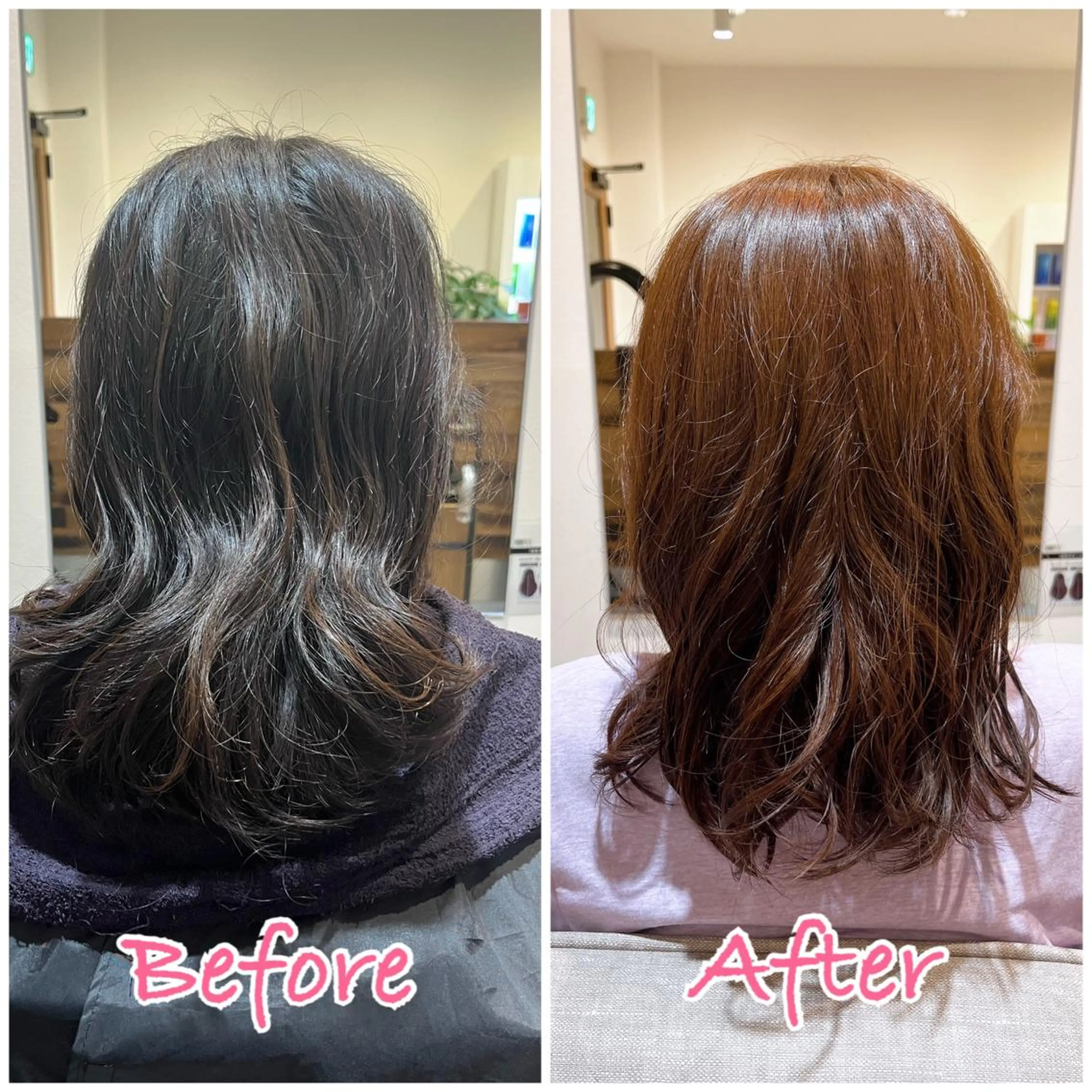 カラー カット 🌸 飯野 舞桜のヘアスタイル