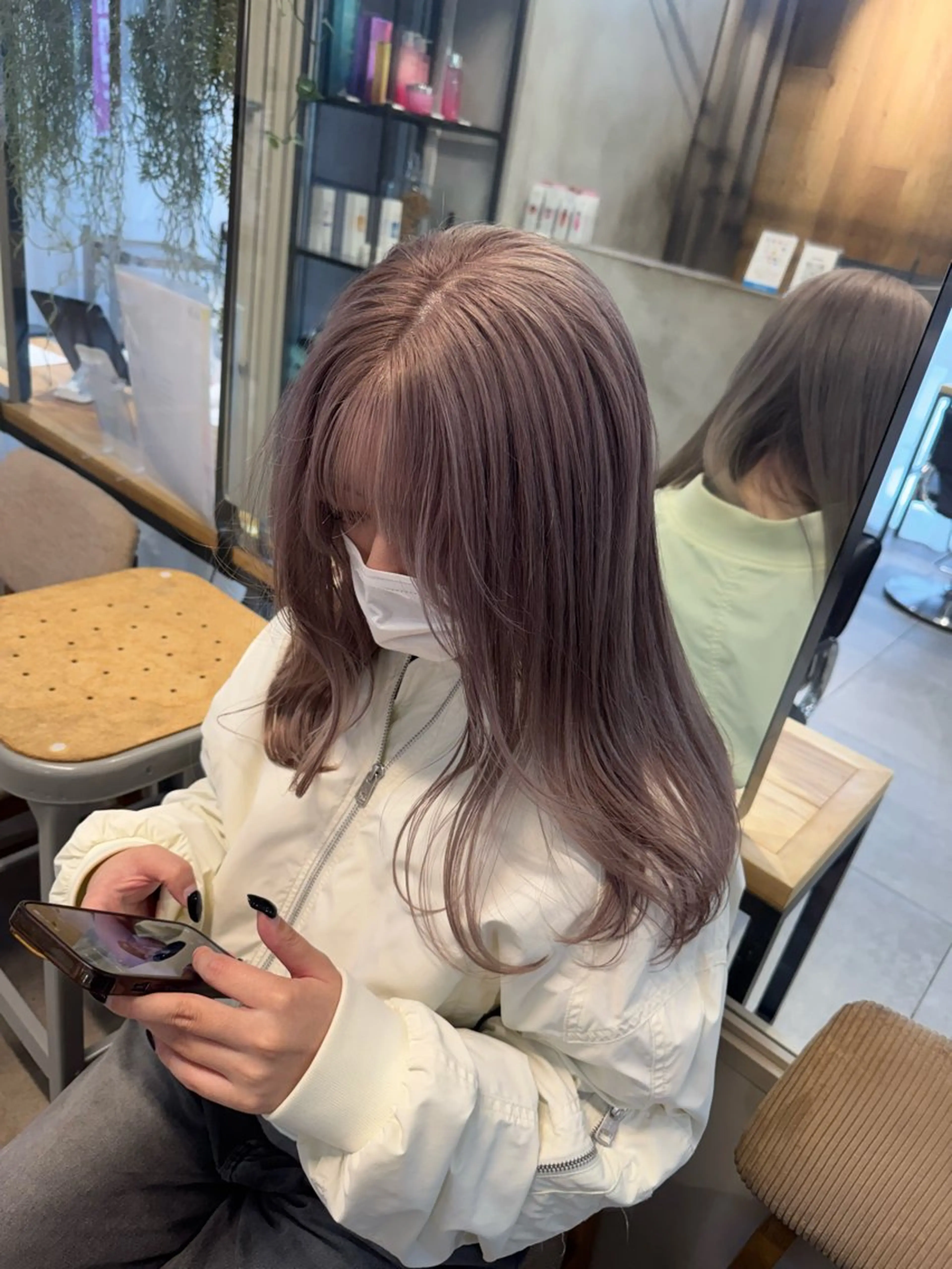 ロング カラー カット ヘアカラー トリートメント 艶カラー 🤍🫧/makoのヘアスタイル