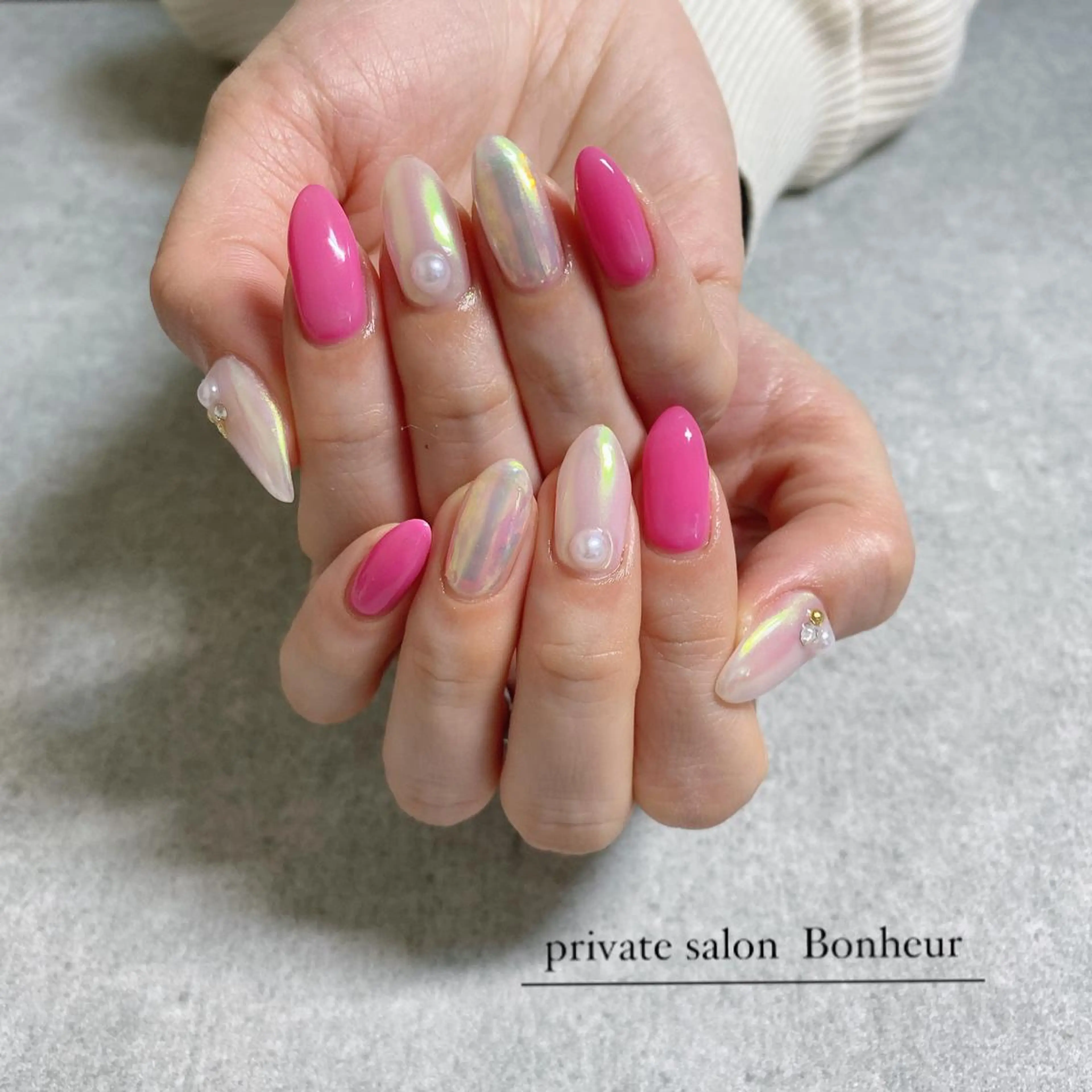 ネイル ハンドネイル BONHEUR Annaのネイルデザイン