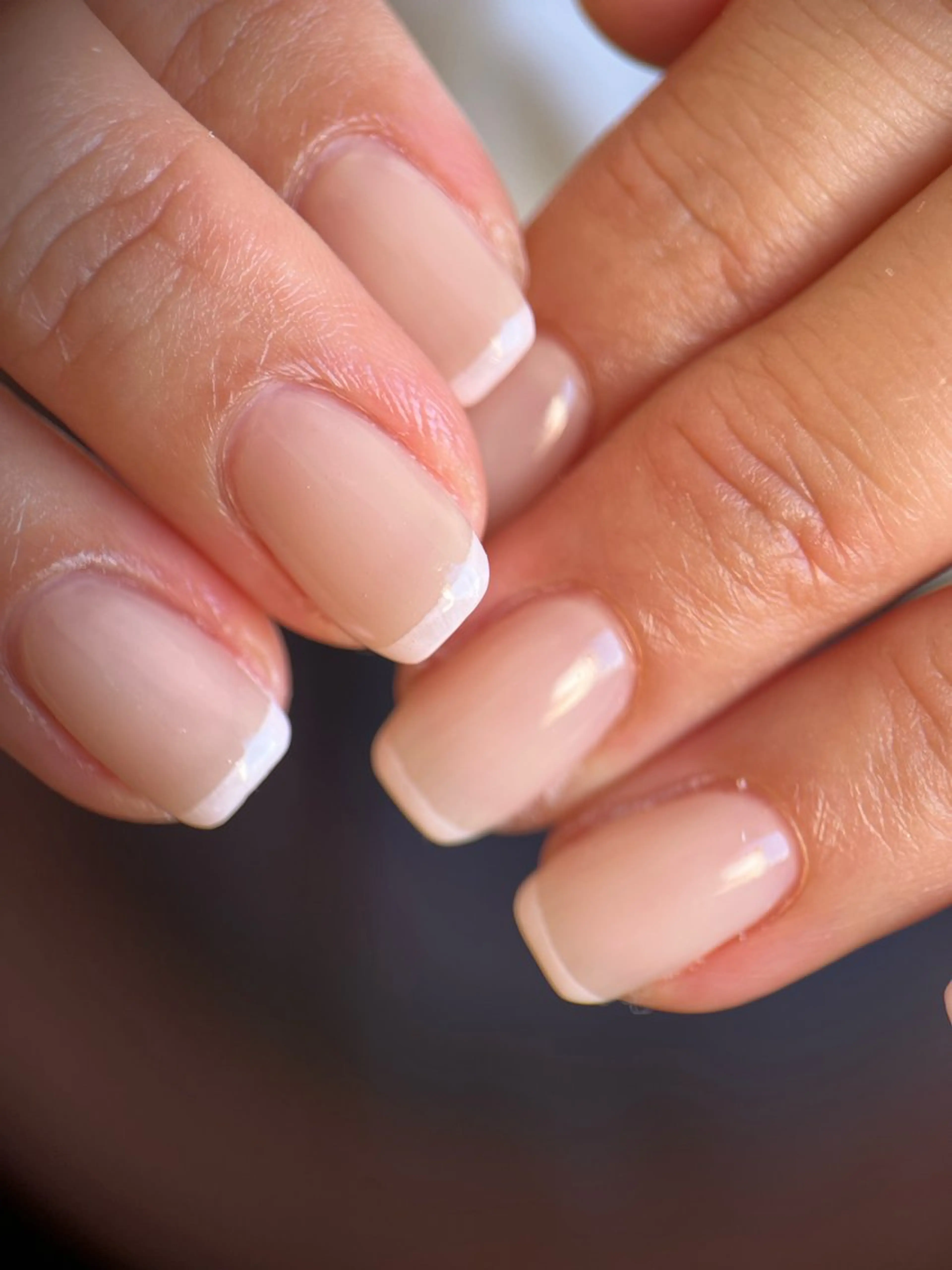 ネイル フレンチネイル ハンドネイル Ray. ちゅるん系ニュアンスのネイルデザイン