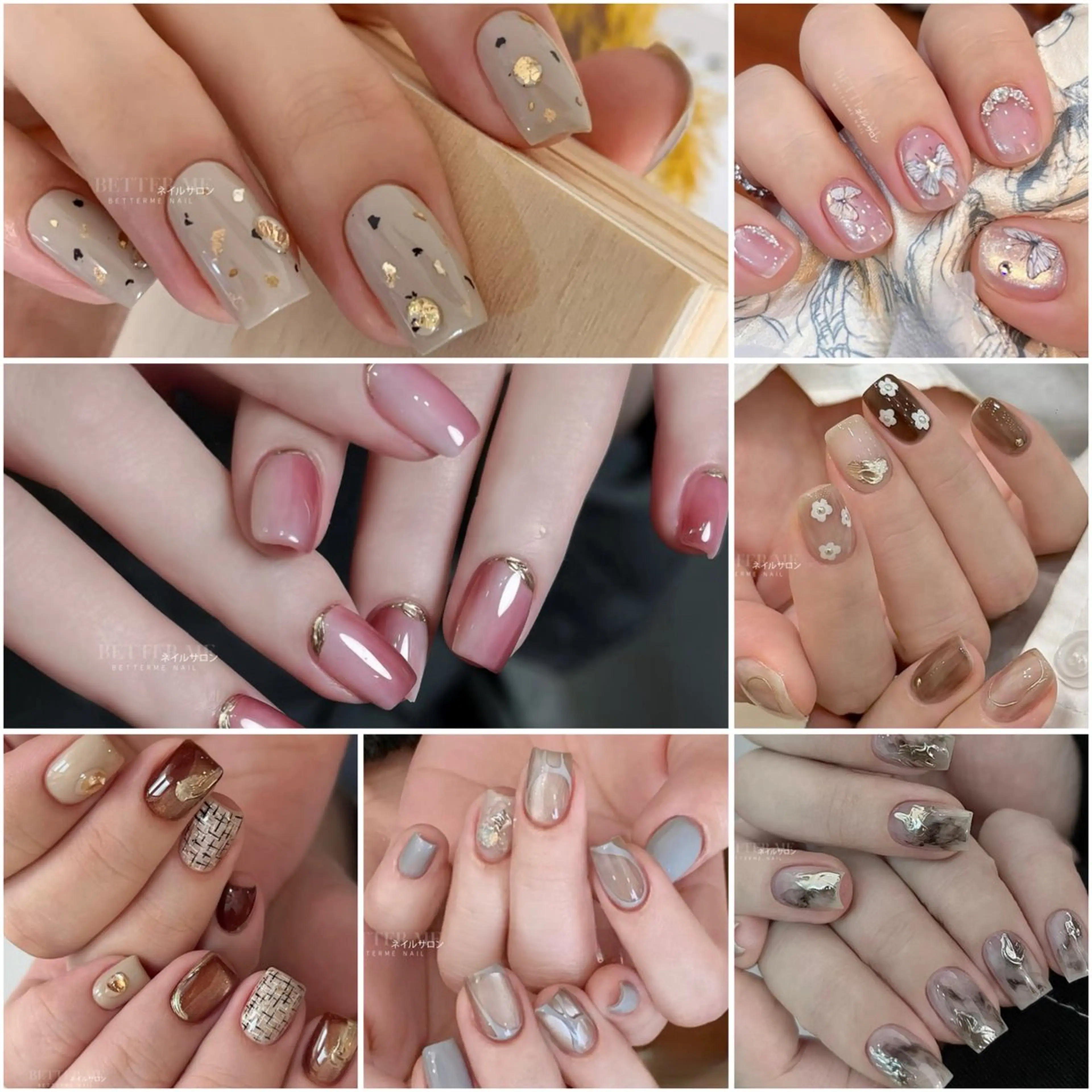 ネイル ハンドネイル BETTER ME ネイルサロン池田公園のネイルデザイン