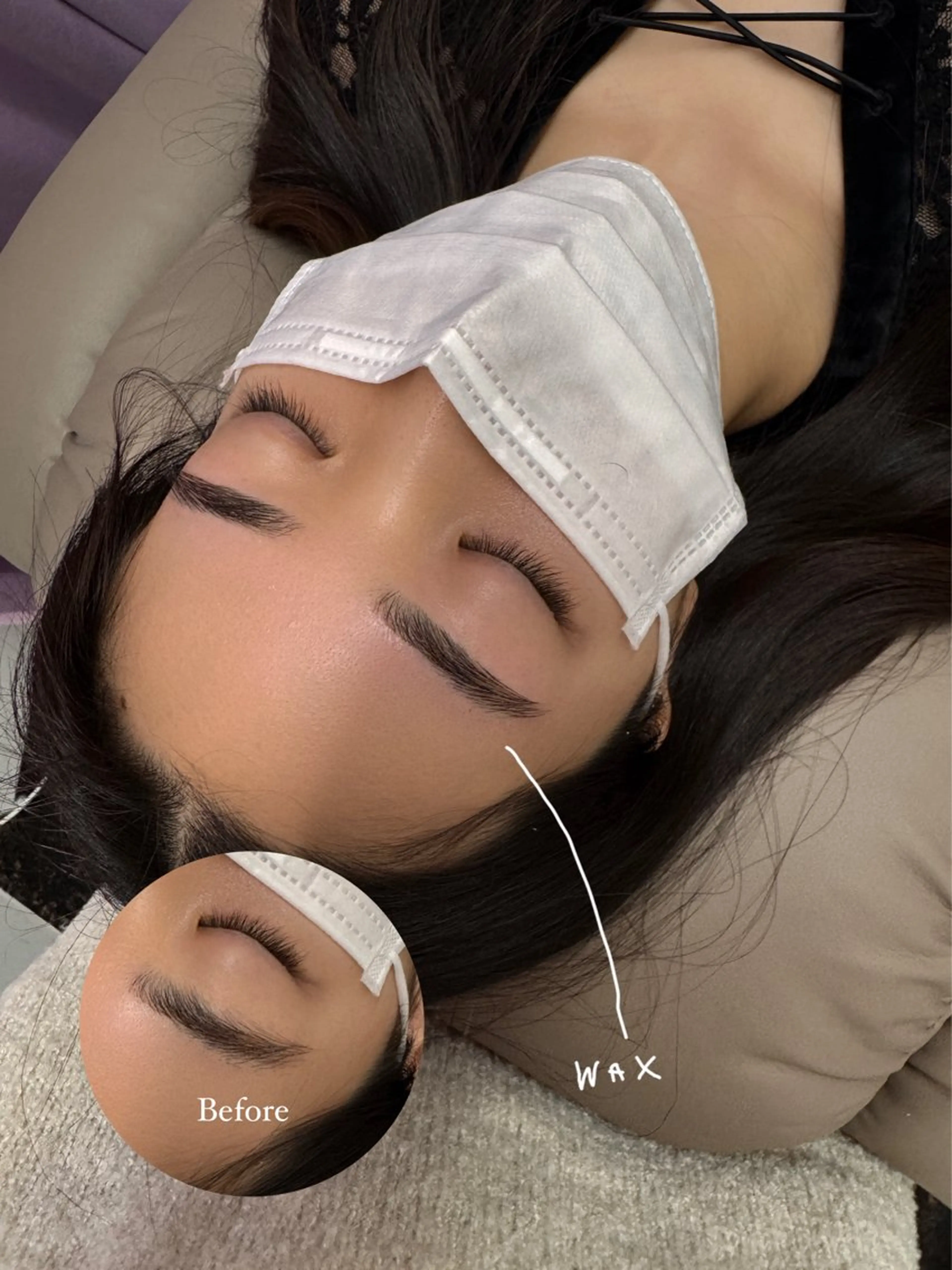 アイブロウ ワックス脱毛 🦋nagisa🦋 メンズ眉毛/並行眉毛の眉毛・アイブロウイメージ