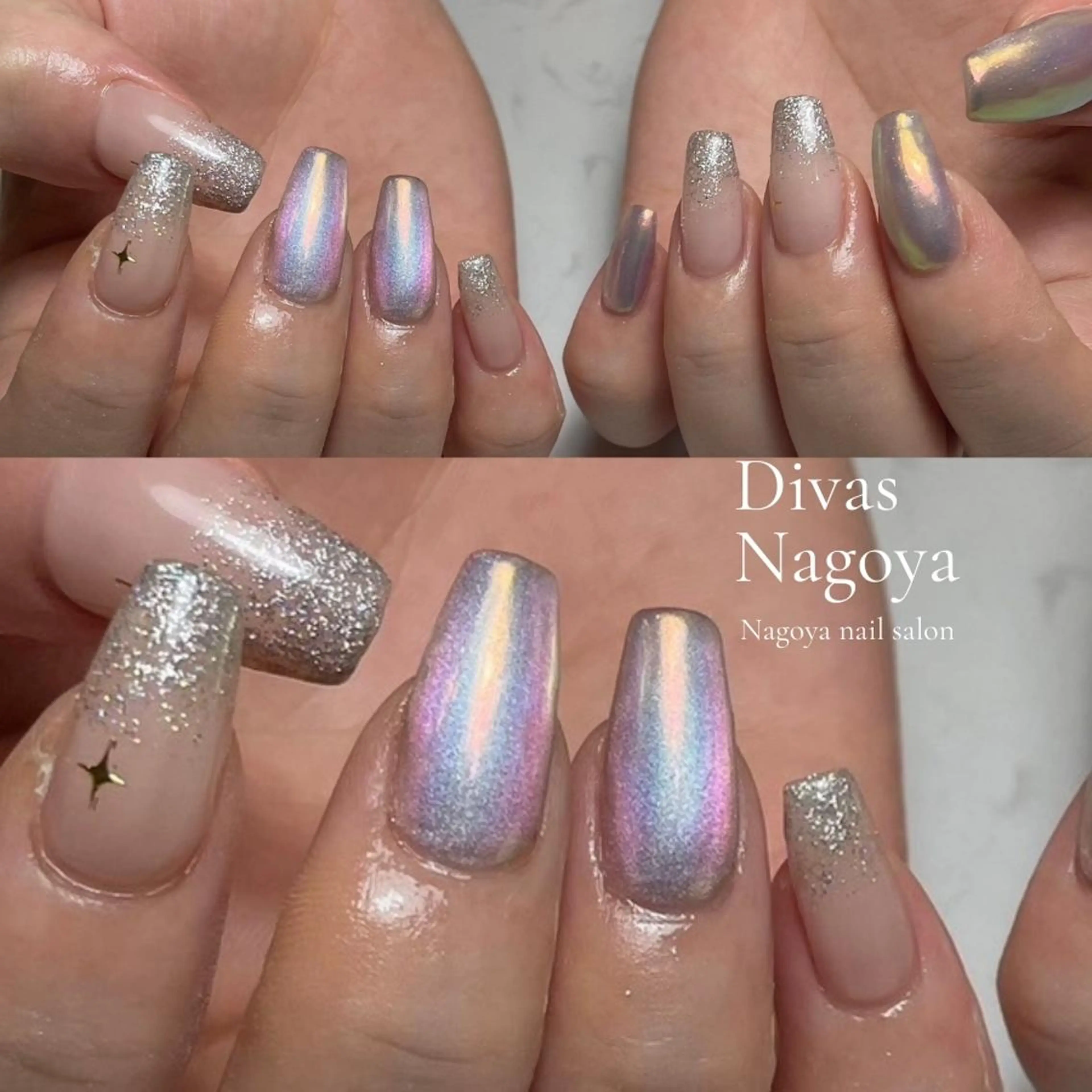 ネイル アートネイル 長さ出し ジェルネイル 韓国ネイル マグネットネイル 🎀Sakae D.d nail🎀のネイルデザイン