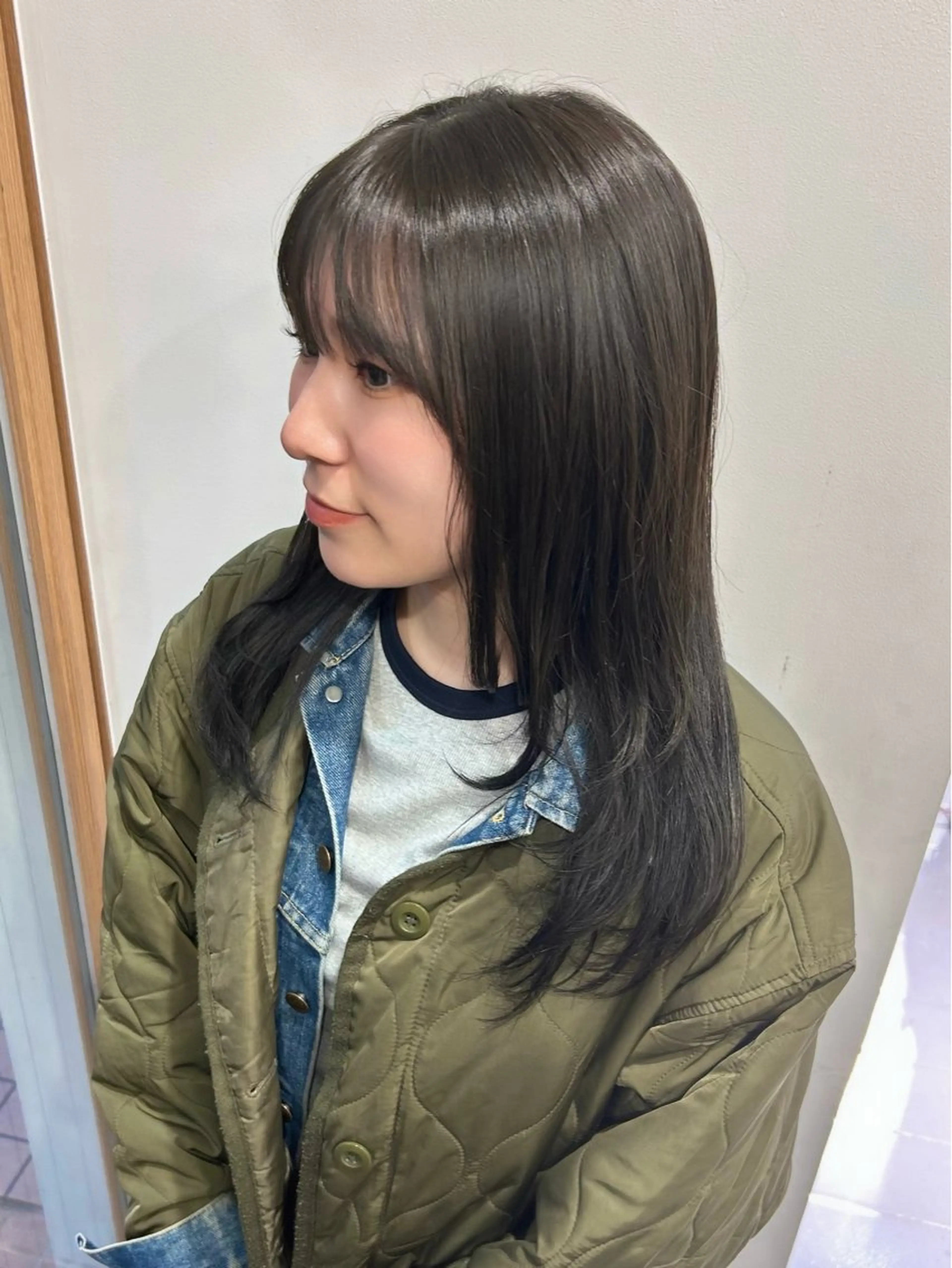 ロング カラー レイヤーカット カット ヘアカラー トリートメント レイヤーカット🐺 hina🩶のヘアスタイル