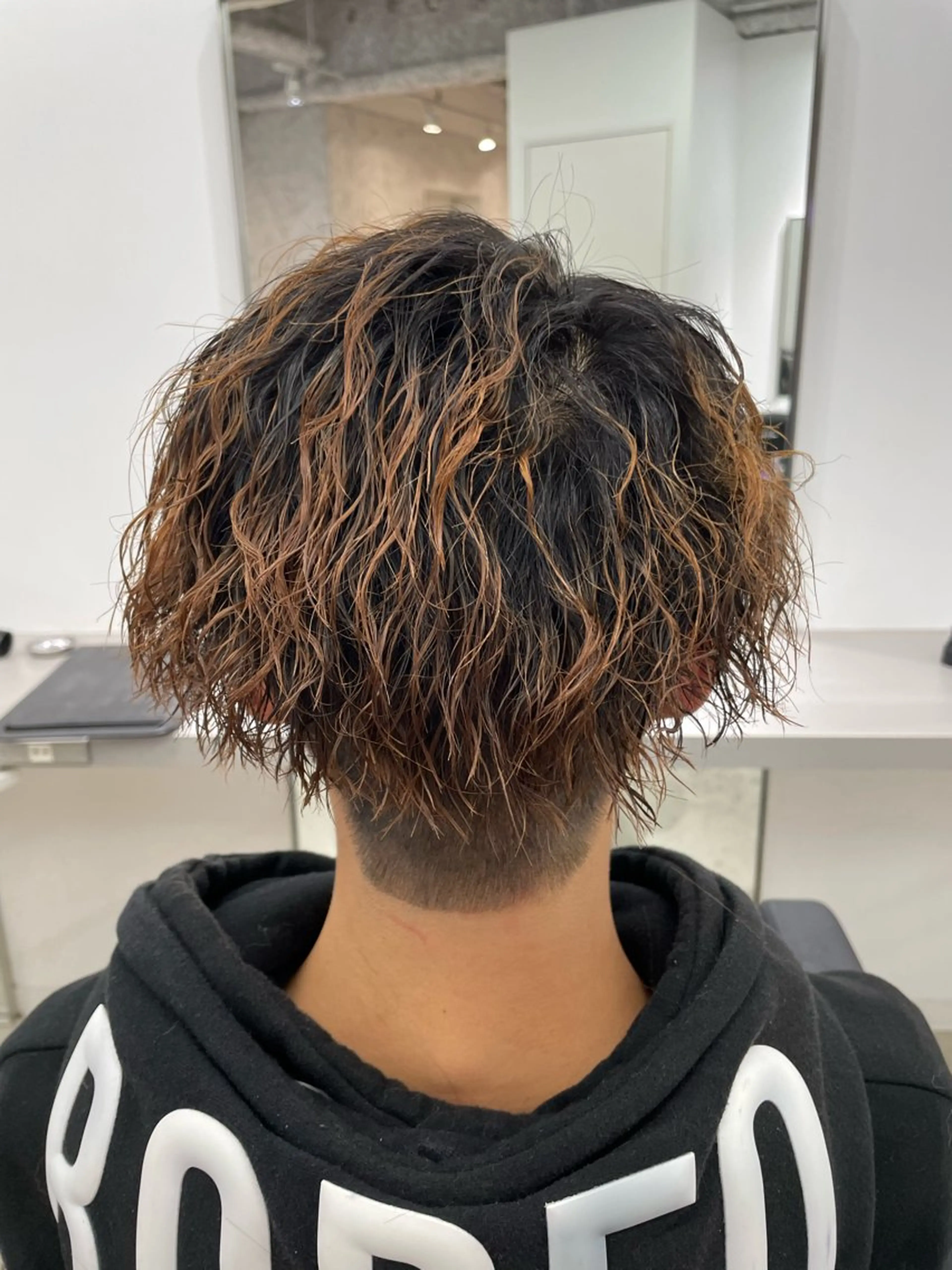 パーマ ツイストパーマ カット パーマ パーマ&ブリーチ /飯牟田/GEAR.のヘアスタイル