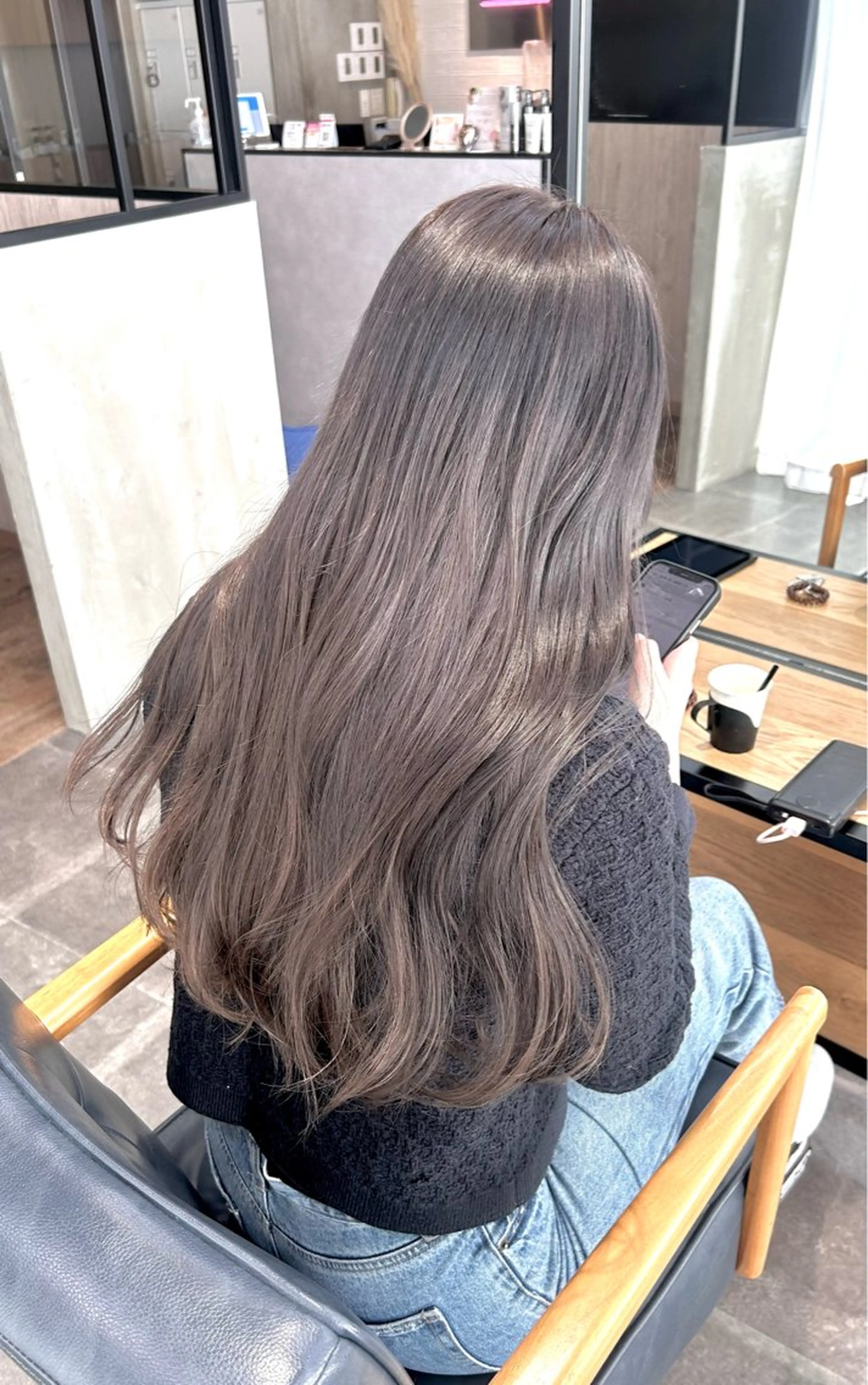 ロング カラー 韓国×髪質改善カラー 💎hinaのヘアスタイル