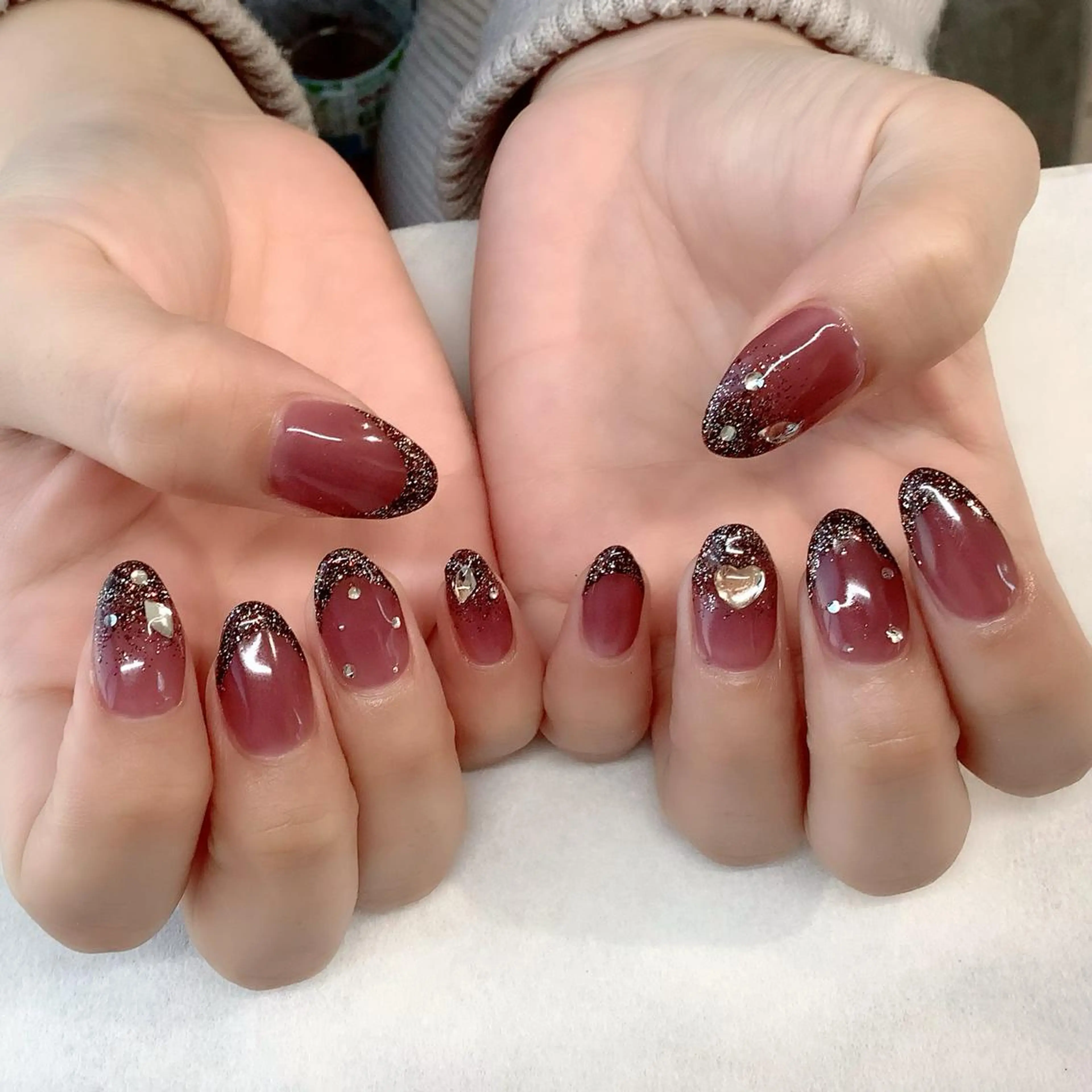 ネイル ハンドネイル 💎🐰 saki. m 🐰💎のネイルデザイン