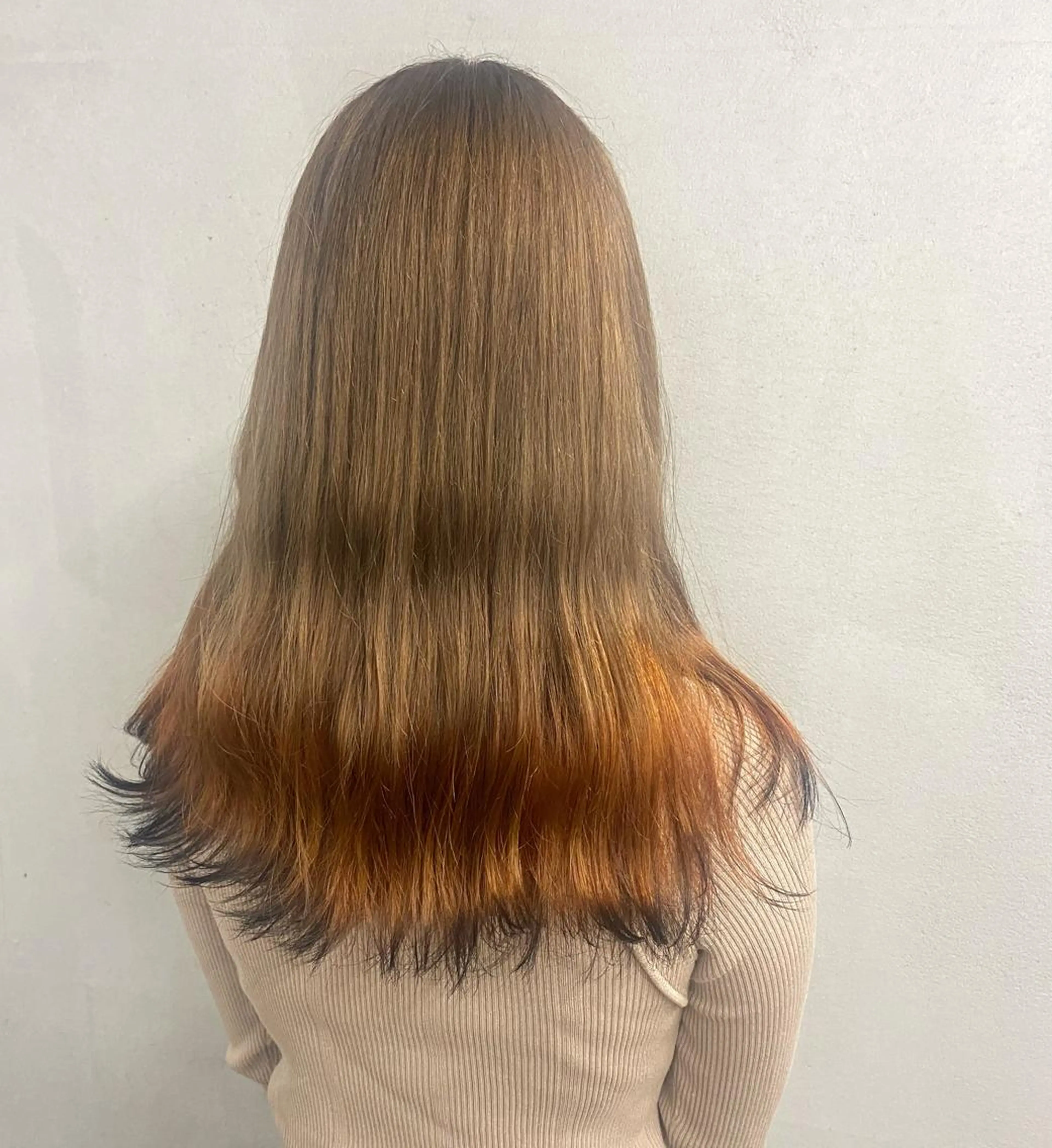 ロング カラー ヘアアレンジ 狐カラー カット ヘアカラー トリートメント #tag 佐藤璃美のヘアスタイル