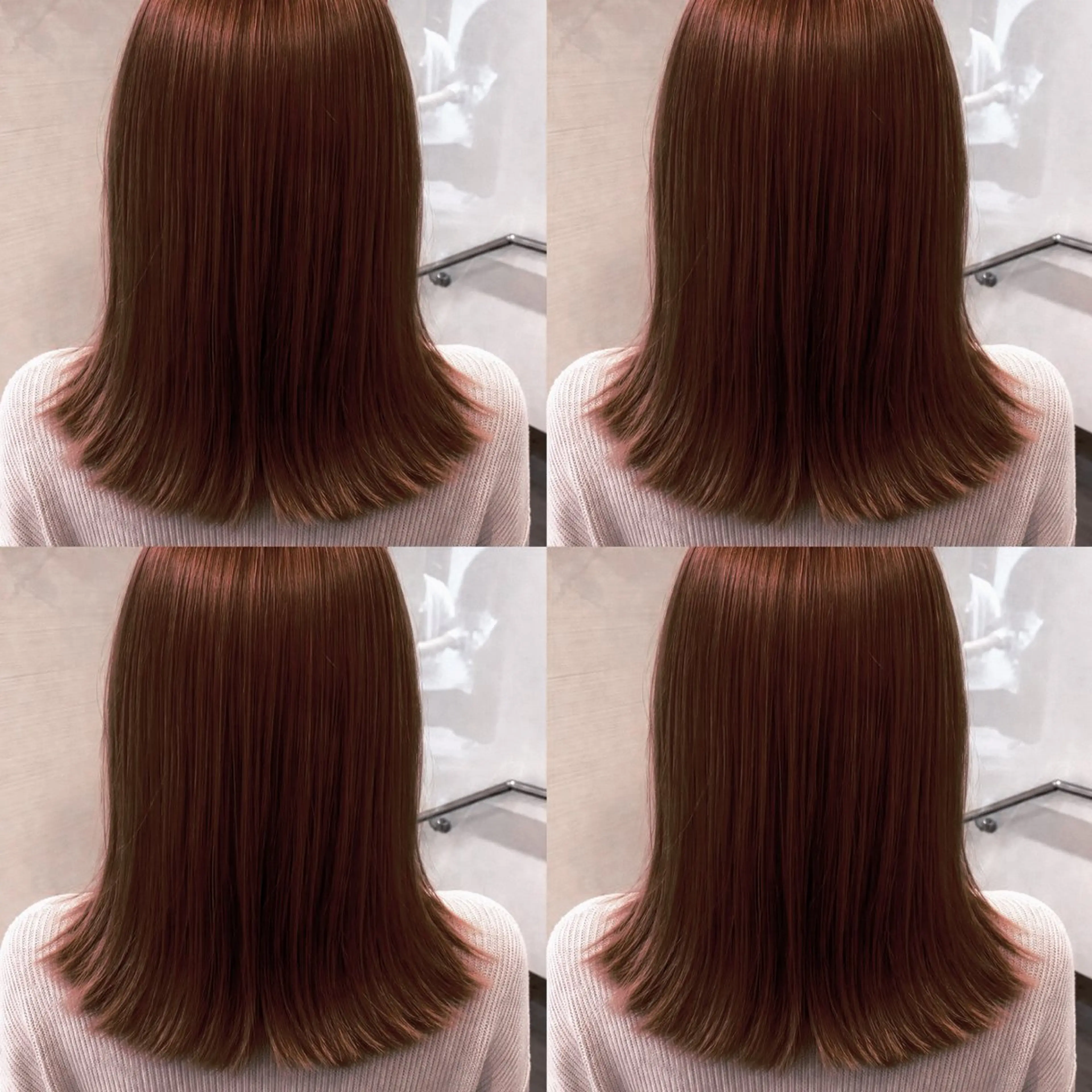 🎀【新規限定】1カラー+Aujuaマスク+超音波アイロン🫧お仕上げ付き✨【髪質改善　艶髪　イエベ　ブルべ】の写真