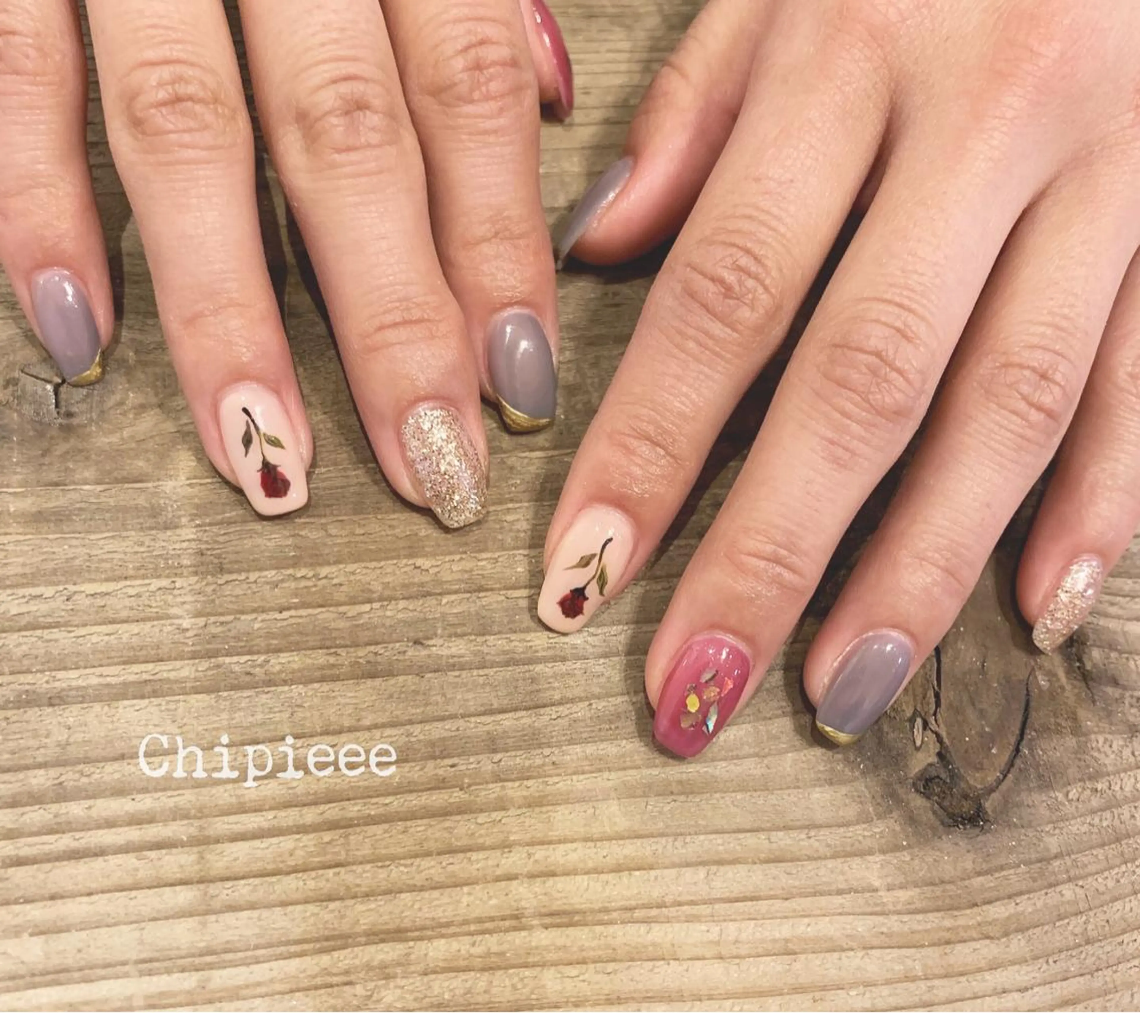 ネイル revia所属・ERI Nailistのネイルデザイン