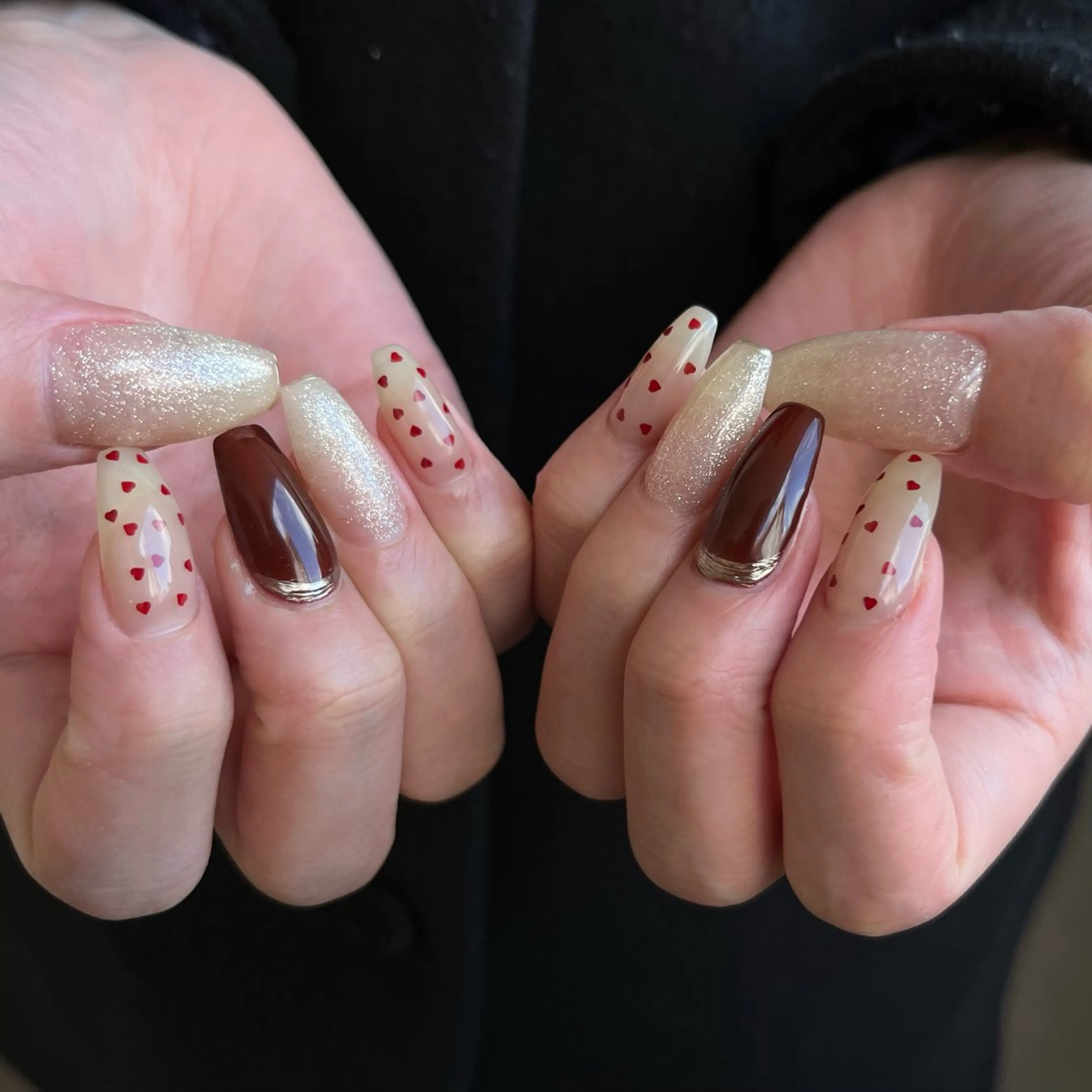 ネイル ハンドネイル Ray. ちゅるん系ニュアンスのネイルデザイン