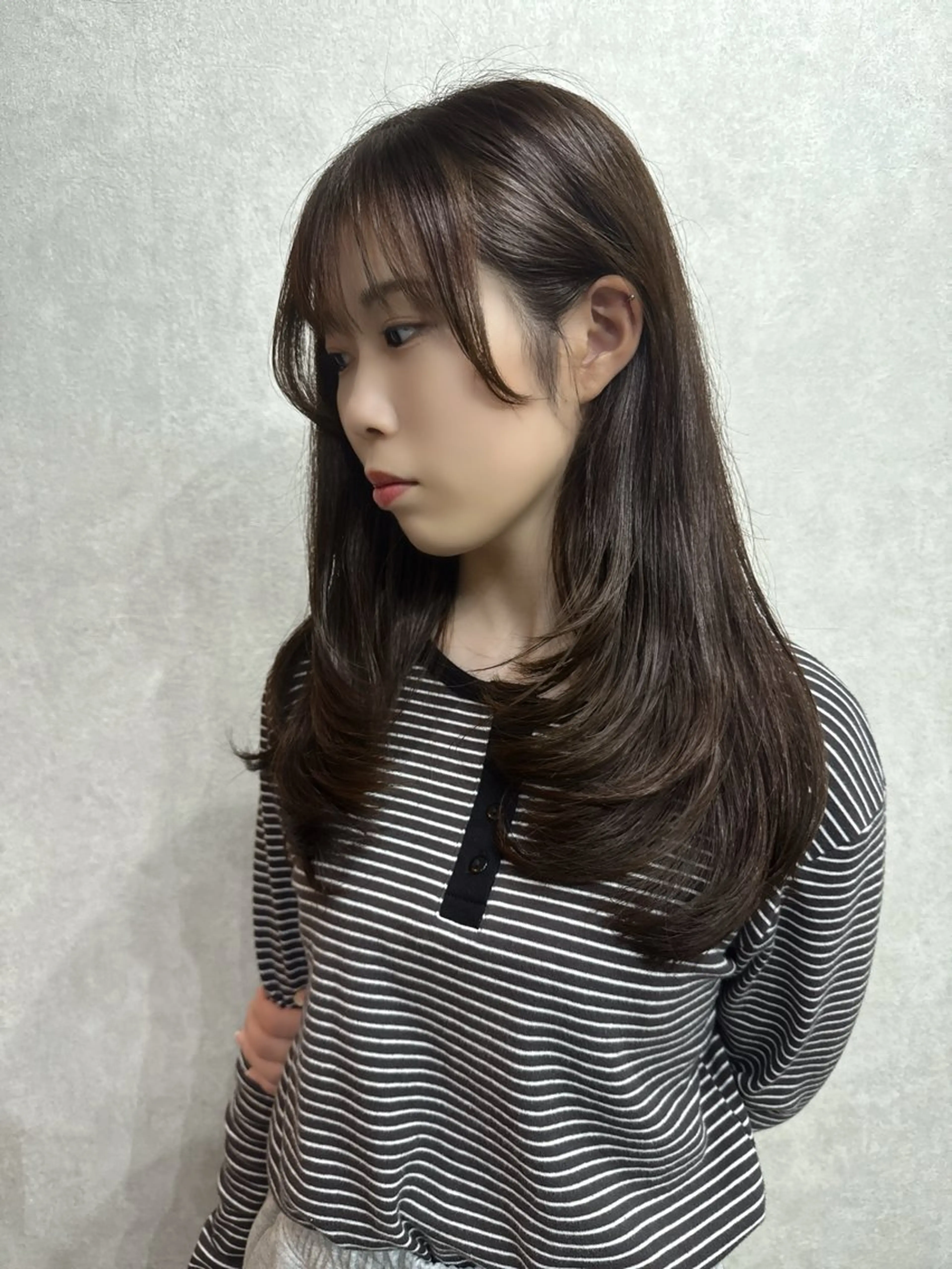 ロング カラー レイヤーカット AIRI layer cut hairのヘアスタイル