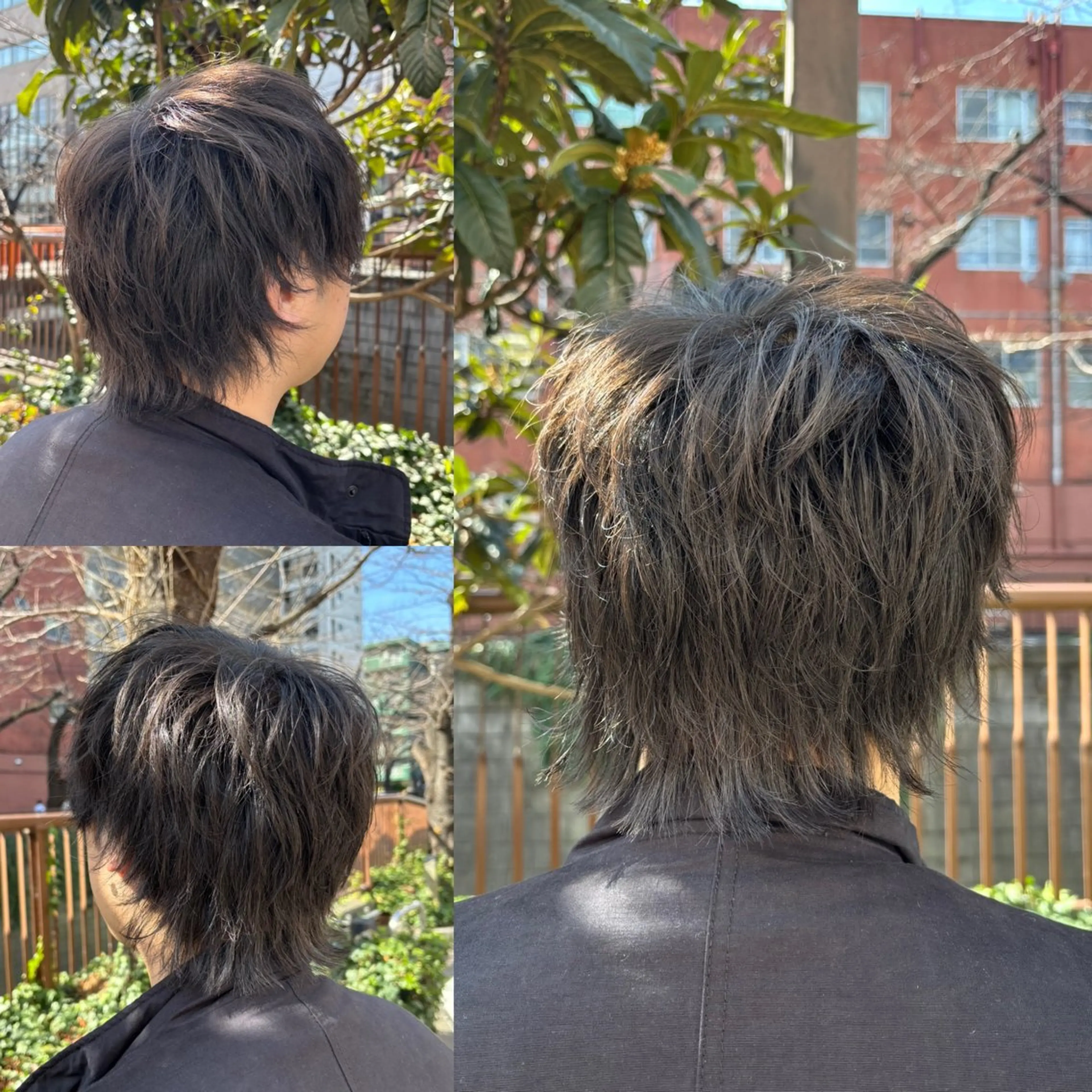 ショート パーマ メンズ メンズパーマ メンズショート メンズウルフカット ショートヘア ウルフカット 看板犬がお出迎え◎ 初めてでも安心◎のヘアスタイル