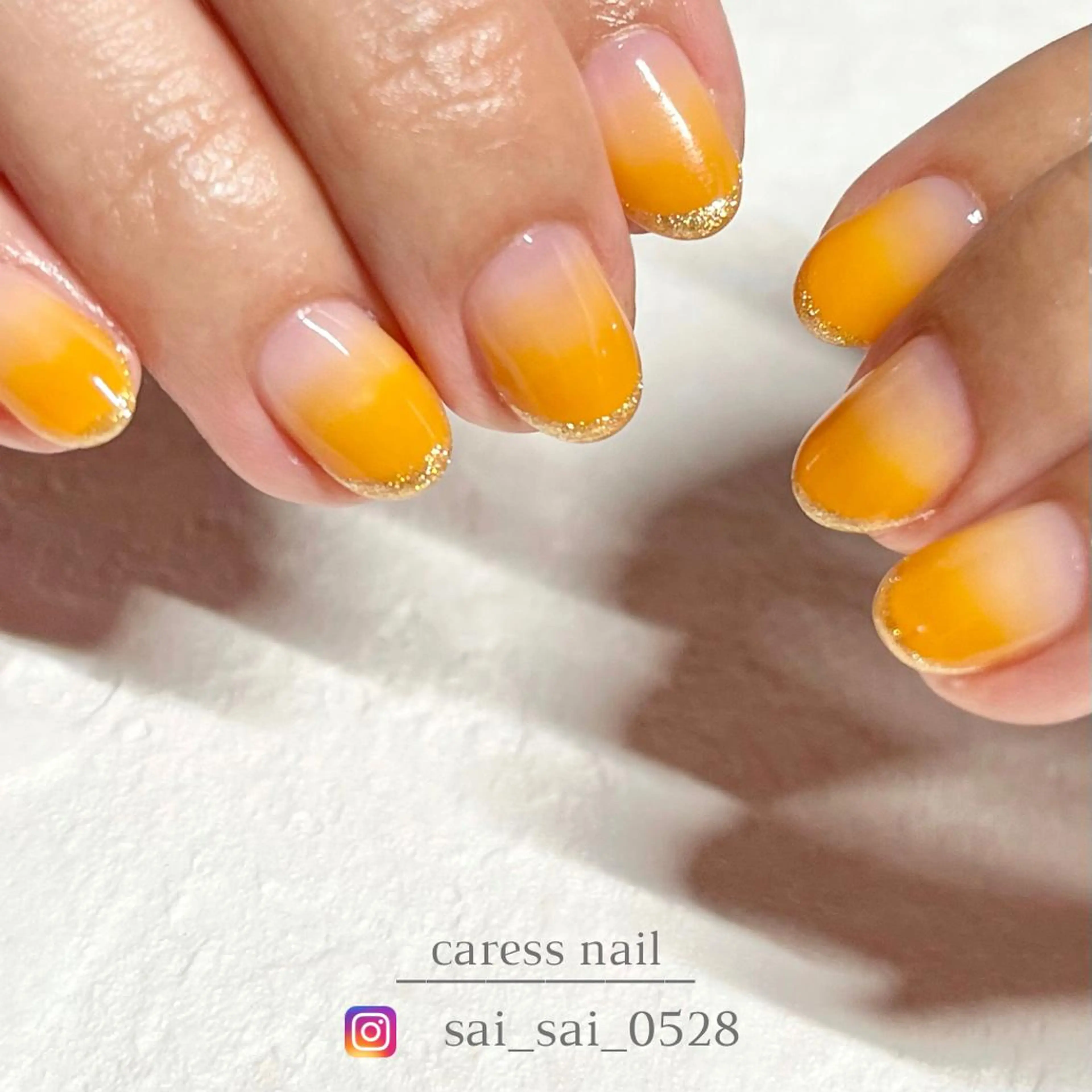 ネイル ラメ(グリッター) caress nail カレスネイル 代々木上原所属・カレスネイル さいのネイルデザイン