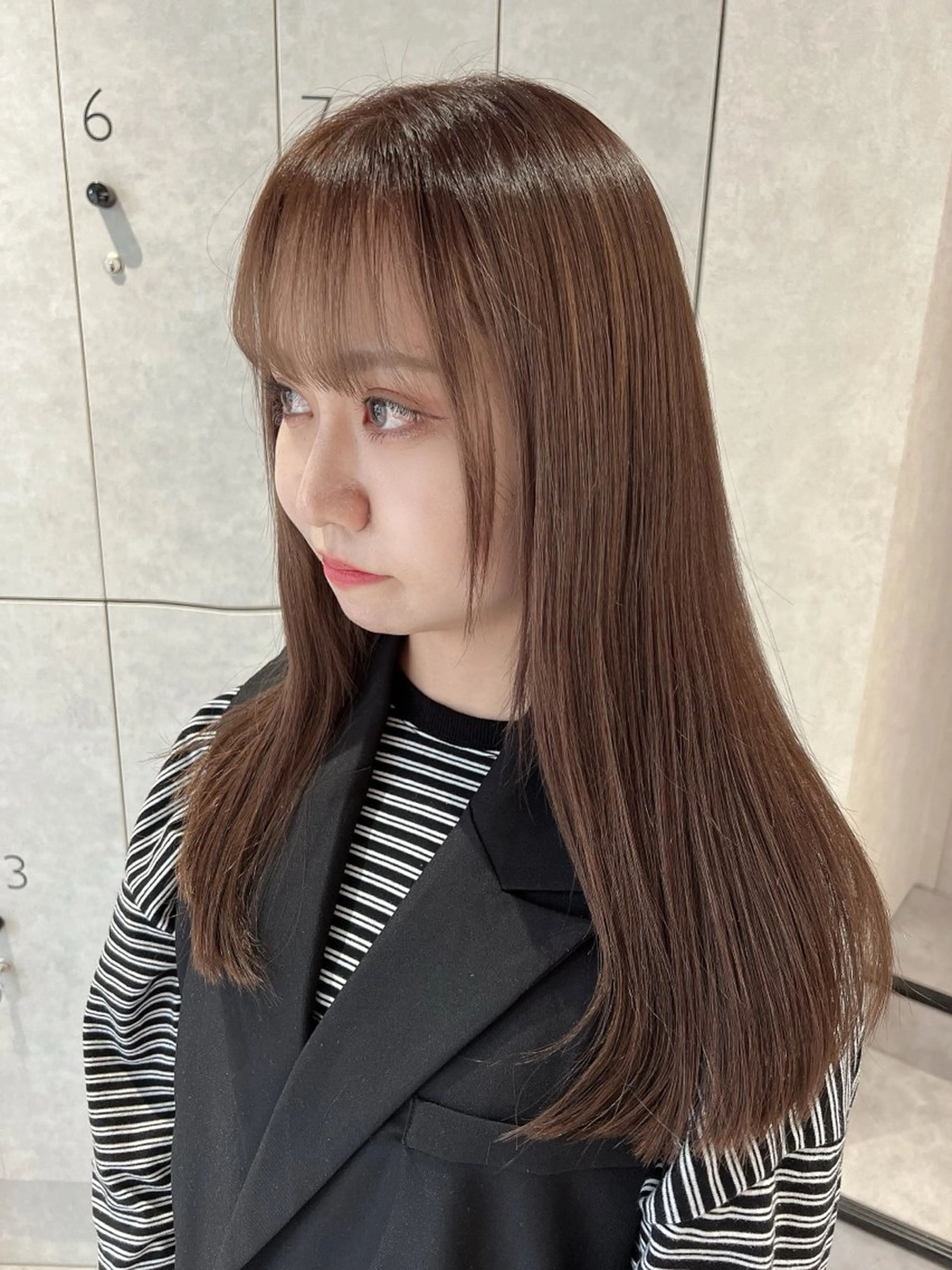 ロング カラー たかはし まいのヘアスタイル