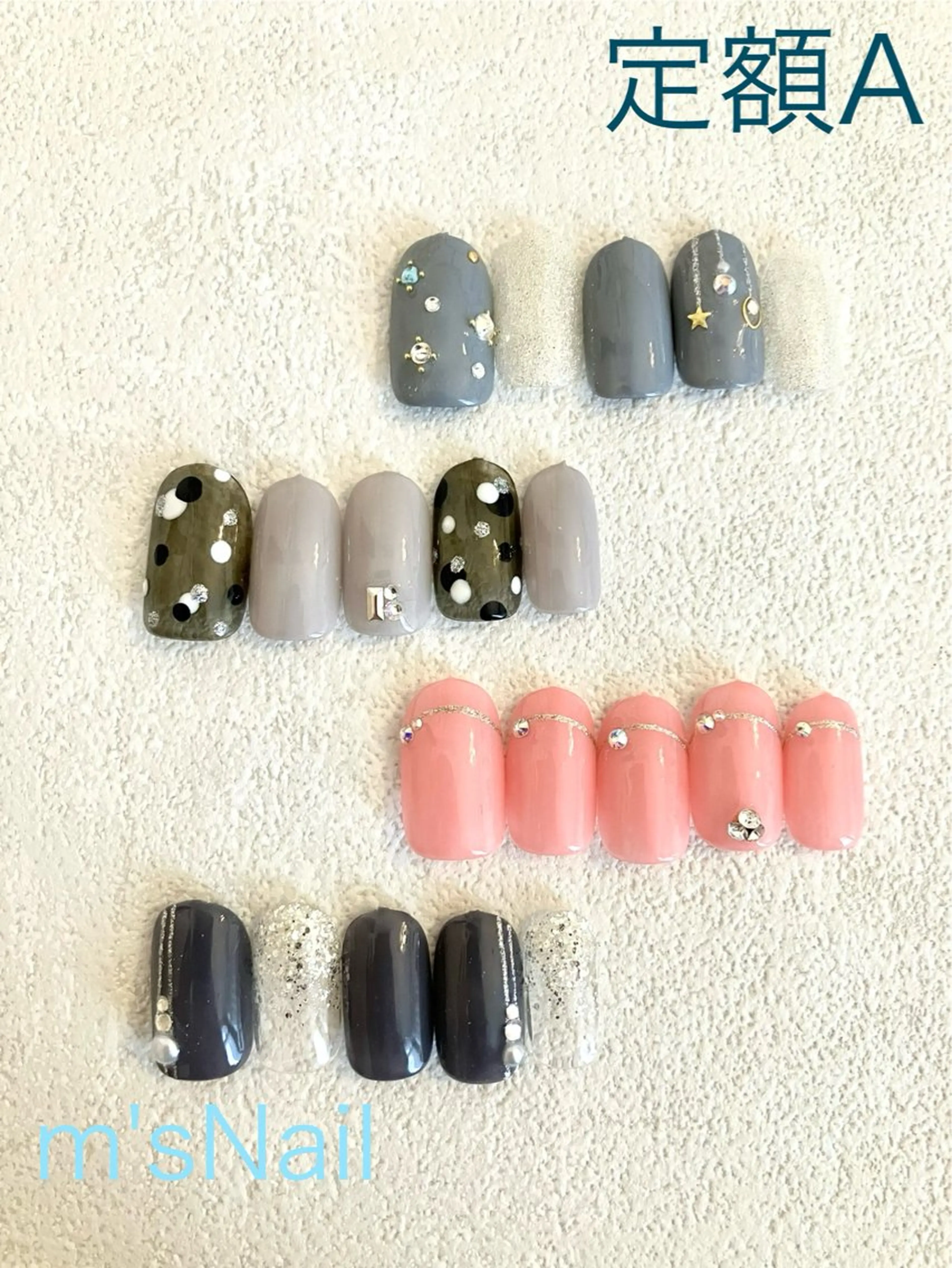 ネイル ジェルネイル パラジェル ハンドネイル m'sNail 福岡西区 ネイルのネイルデザイン