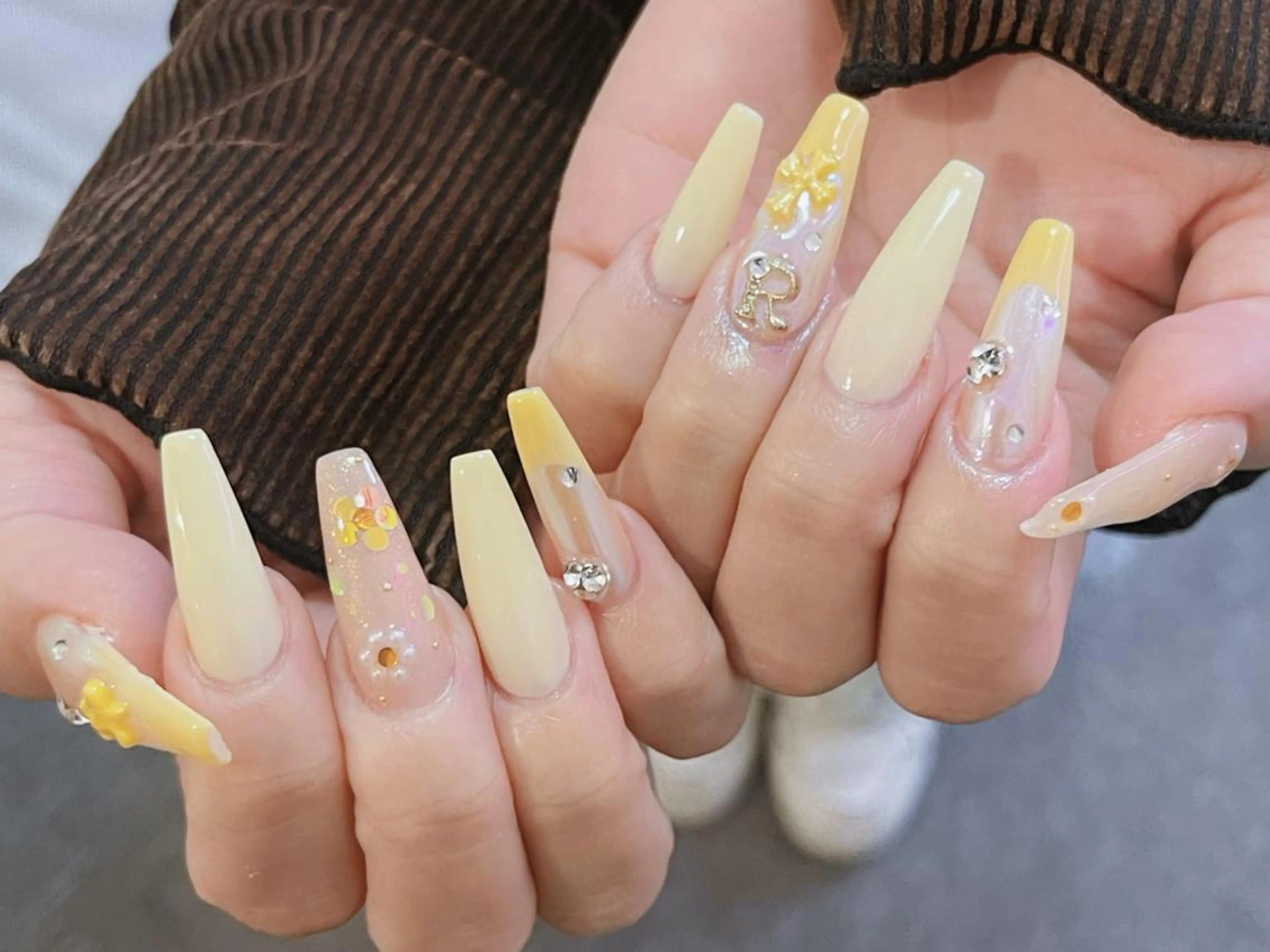ネイル ボルドー チークネイル 長さ出し フレンチネイル ジェルネイル ハンドネイル RiRi Belle Nail池袋のネイルデザイン