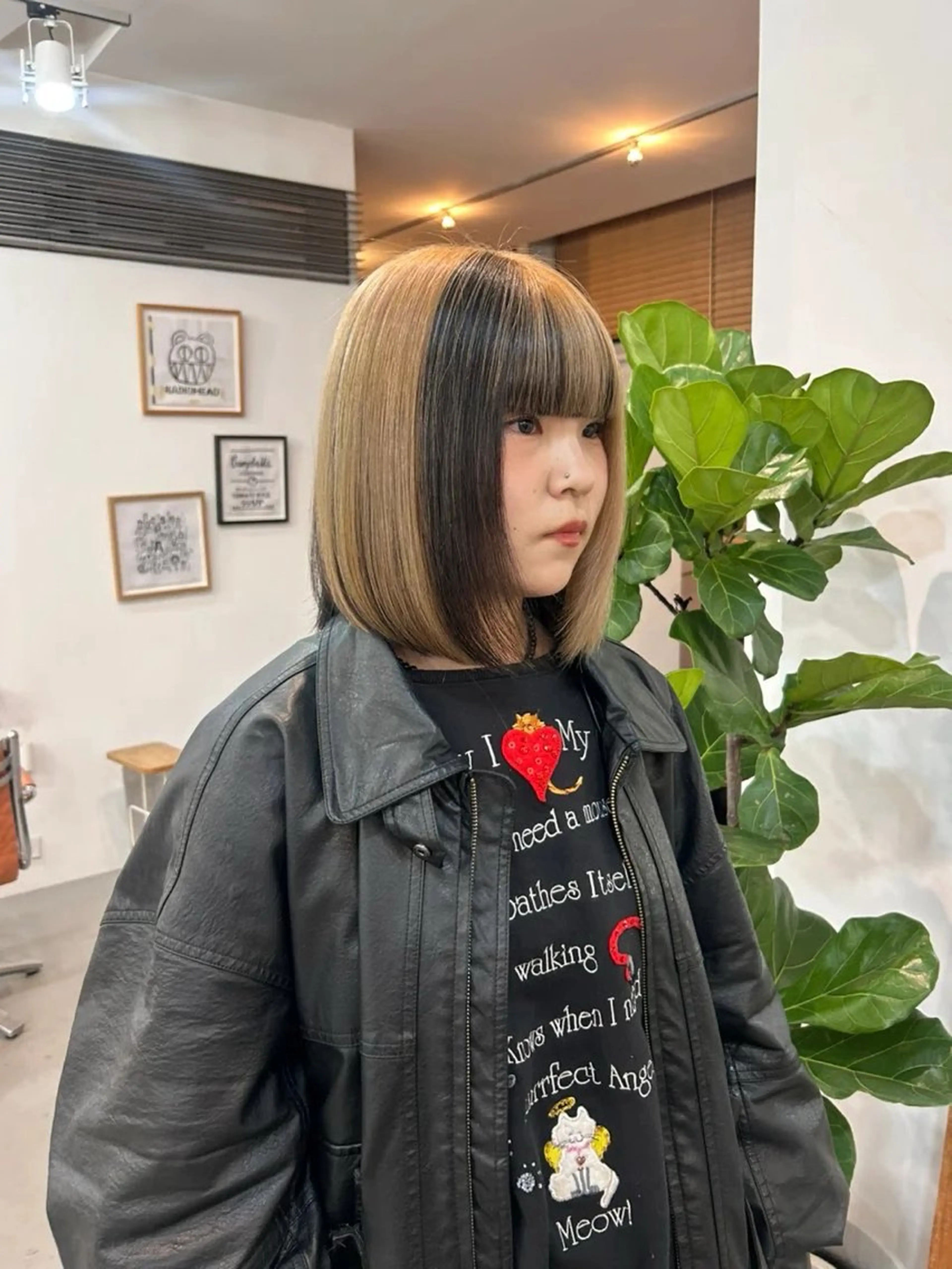 カラー VISION   aoyama所属・かがやしづ ⭐️ハイトーンのヘアスタイル