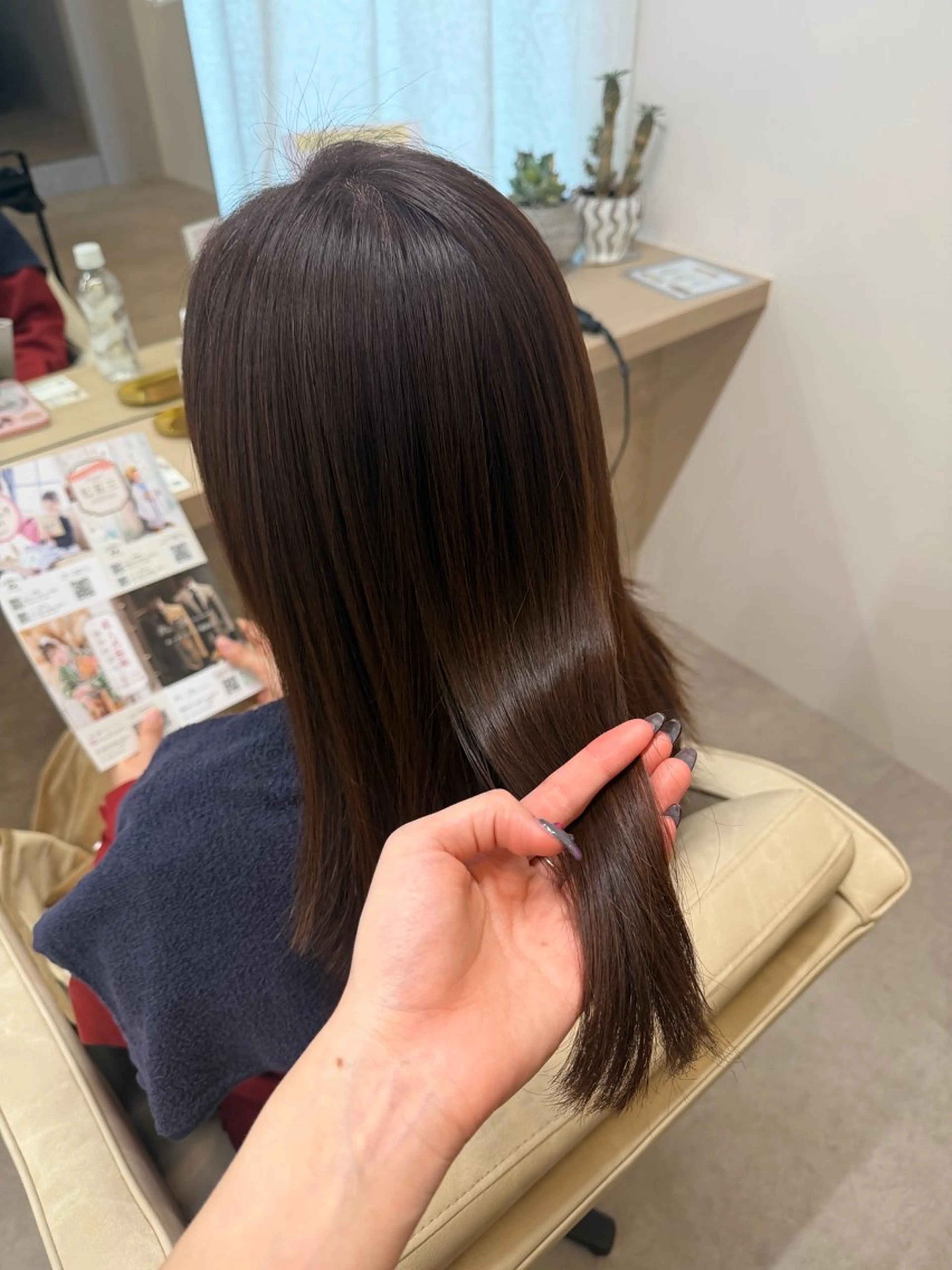 セミロング カラー りん/ハイトーン💖 🌈髪質改善✨️浜松のヘアスタイル