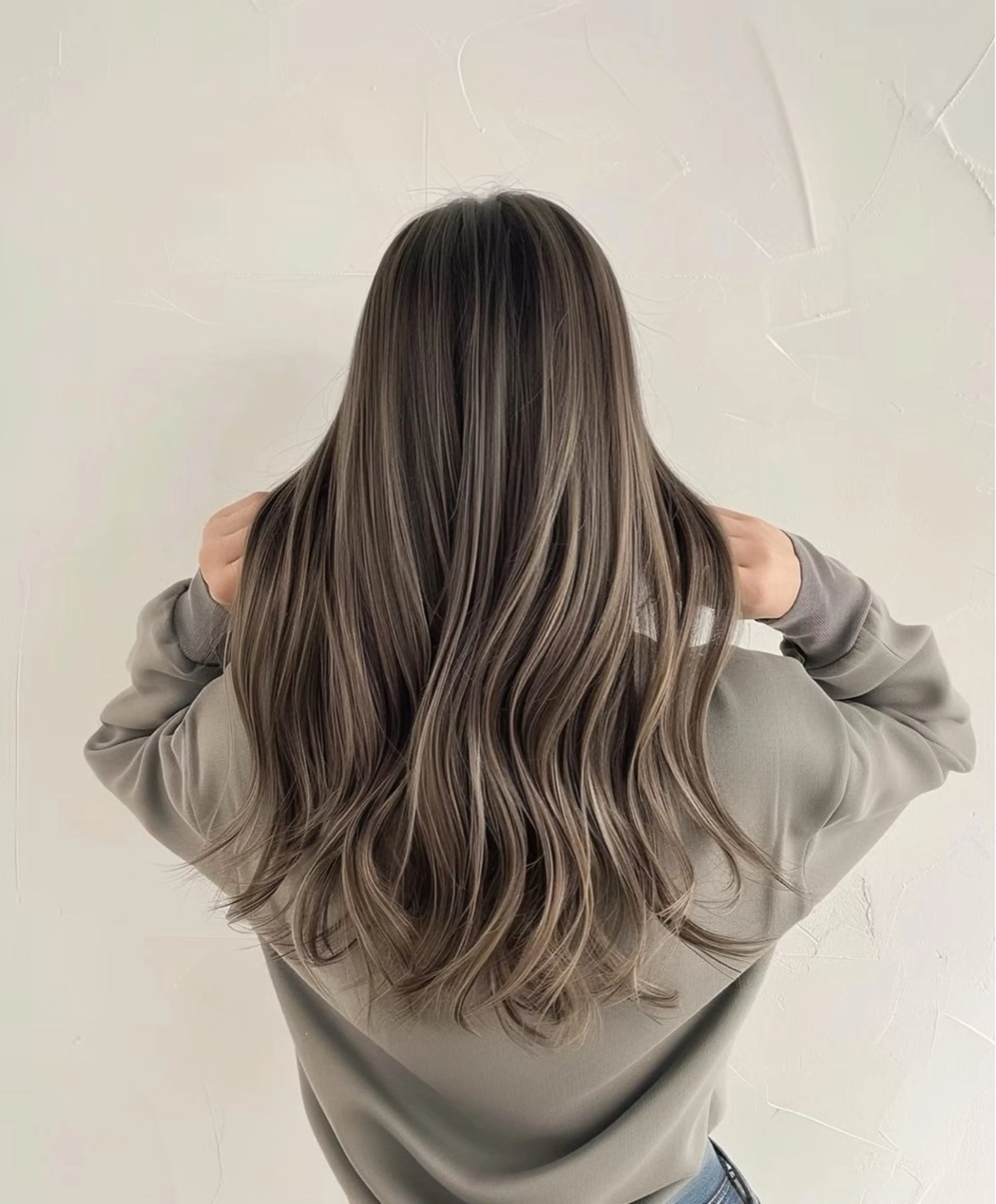 ミディアム カラー ハイライトカラー ハイライト ハイライトデザイン 特化/表参道/みづきのヘアスタイル