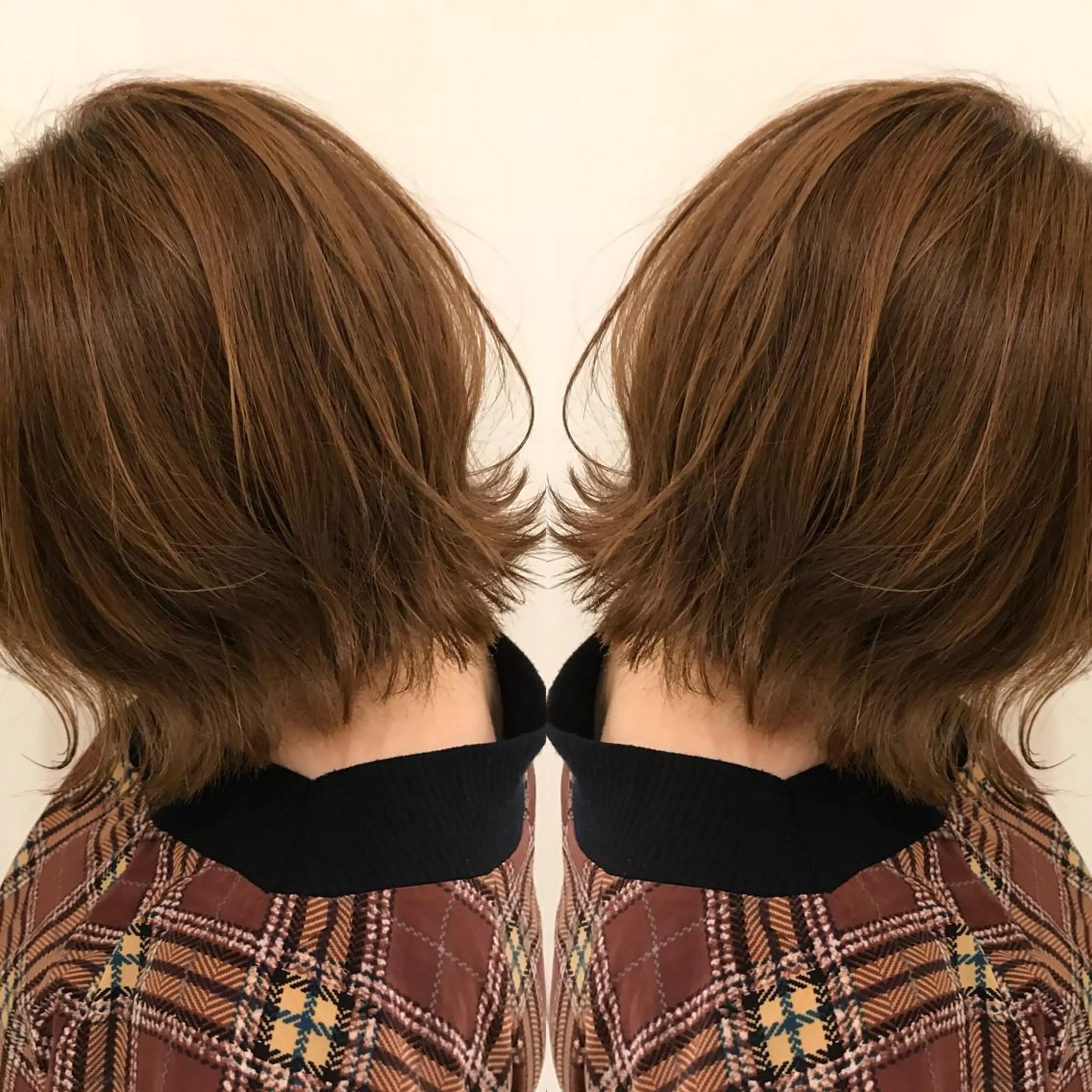 ショート ボブ 外ハネヘア ヘッドスパ　髪質改善 ACTのヘアスタイル