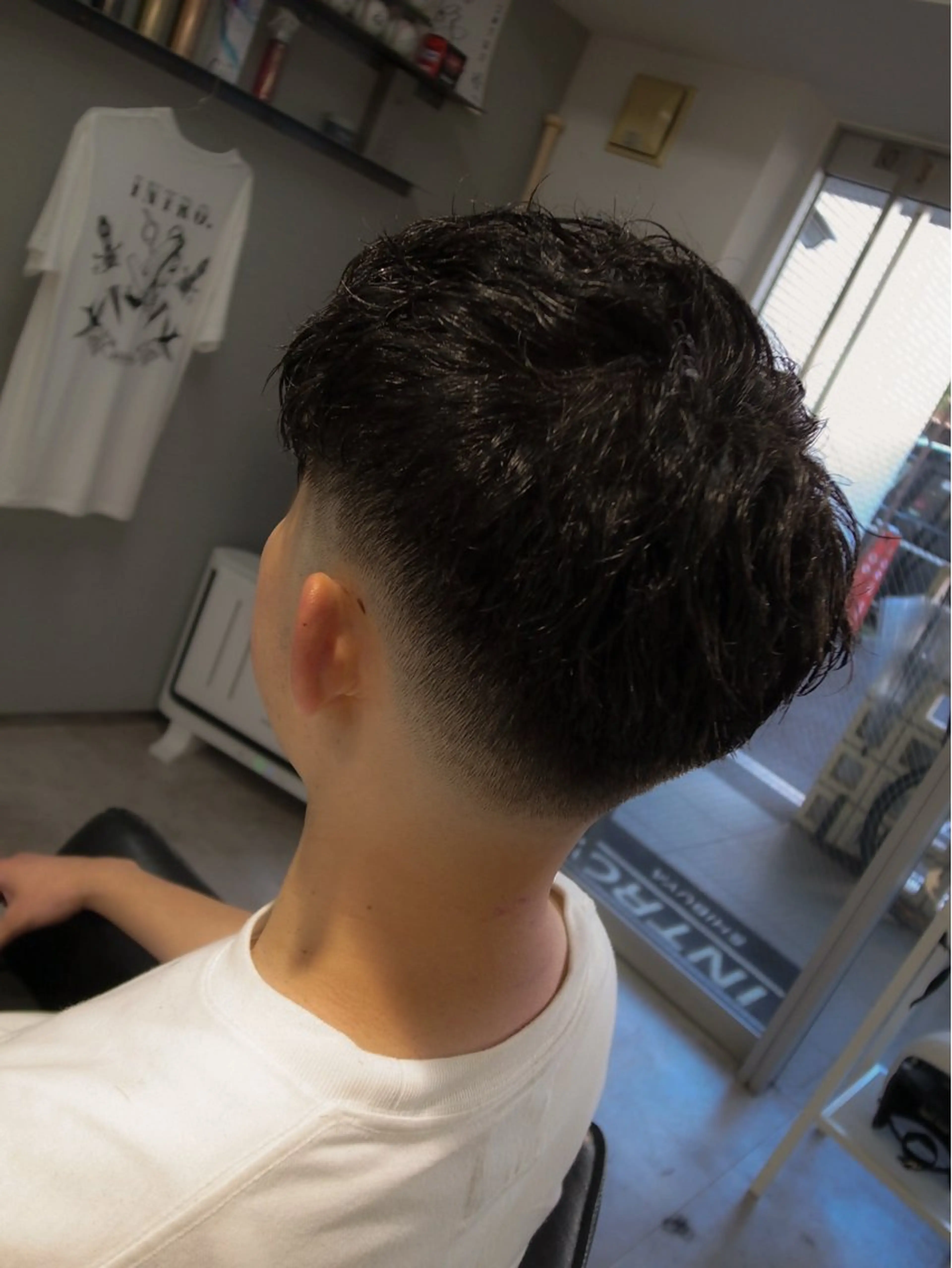 ショート パーマ メンズ カット パーマ INTRO SHIBUYA by Fi-Ne所属・💈メンズフェード 特化DAIYA💈のヘアスタイル