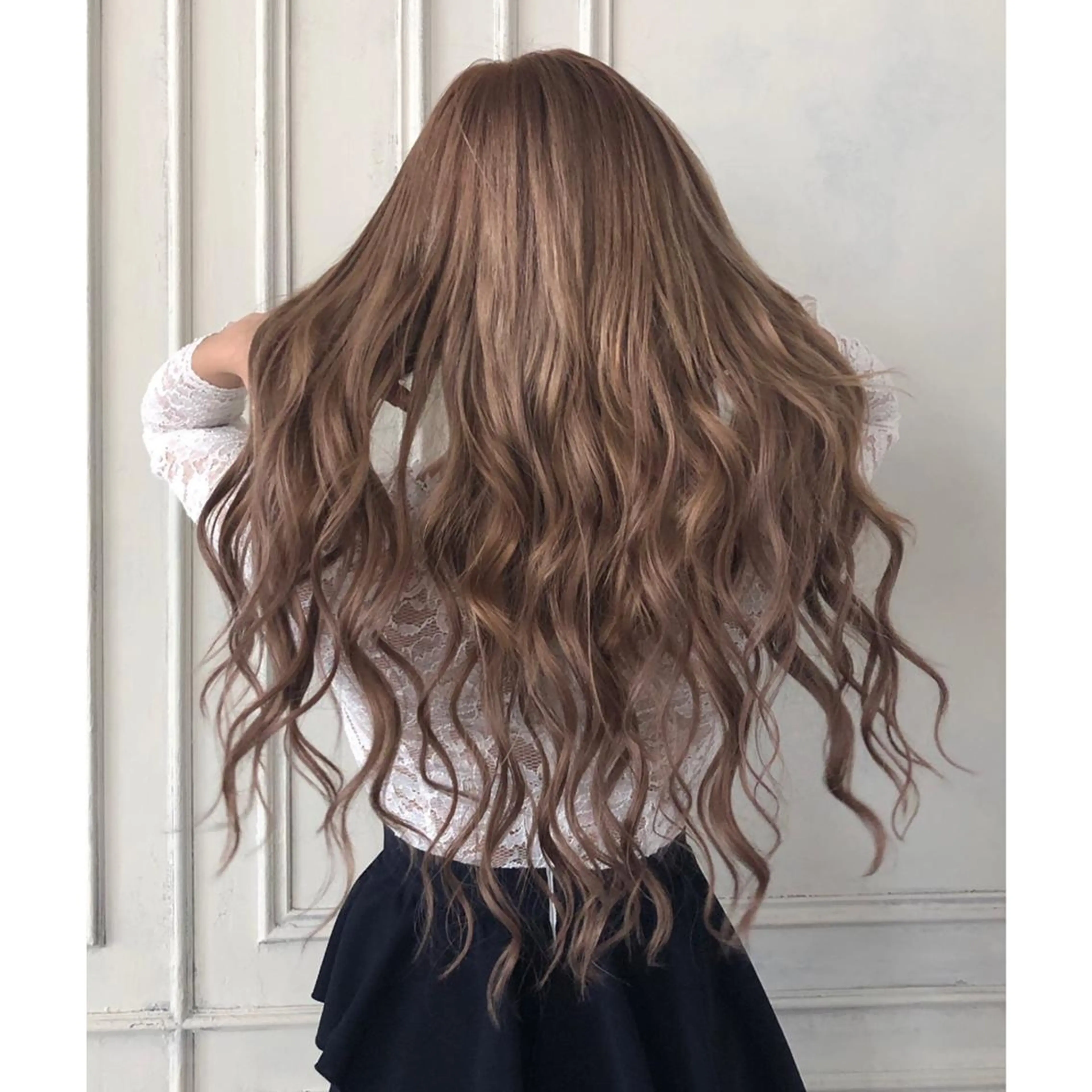 ロング カラー 韓国カラー/エクステ carryのヘアスタイル