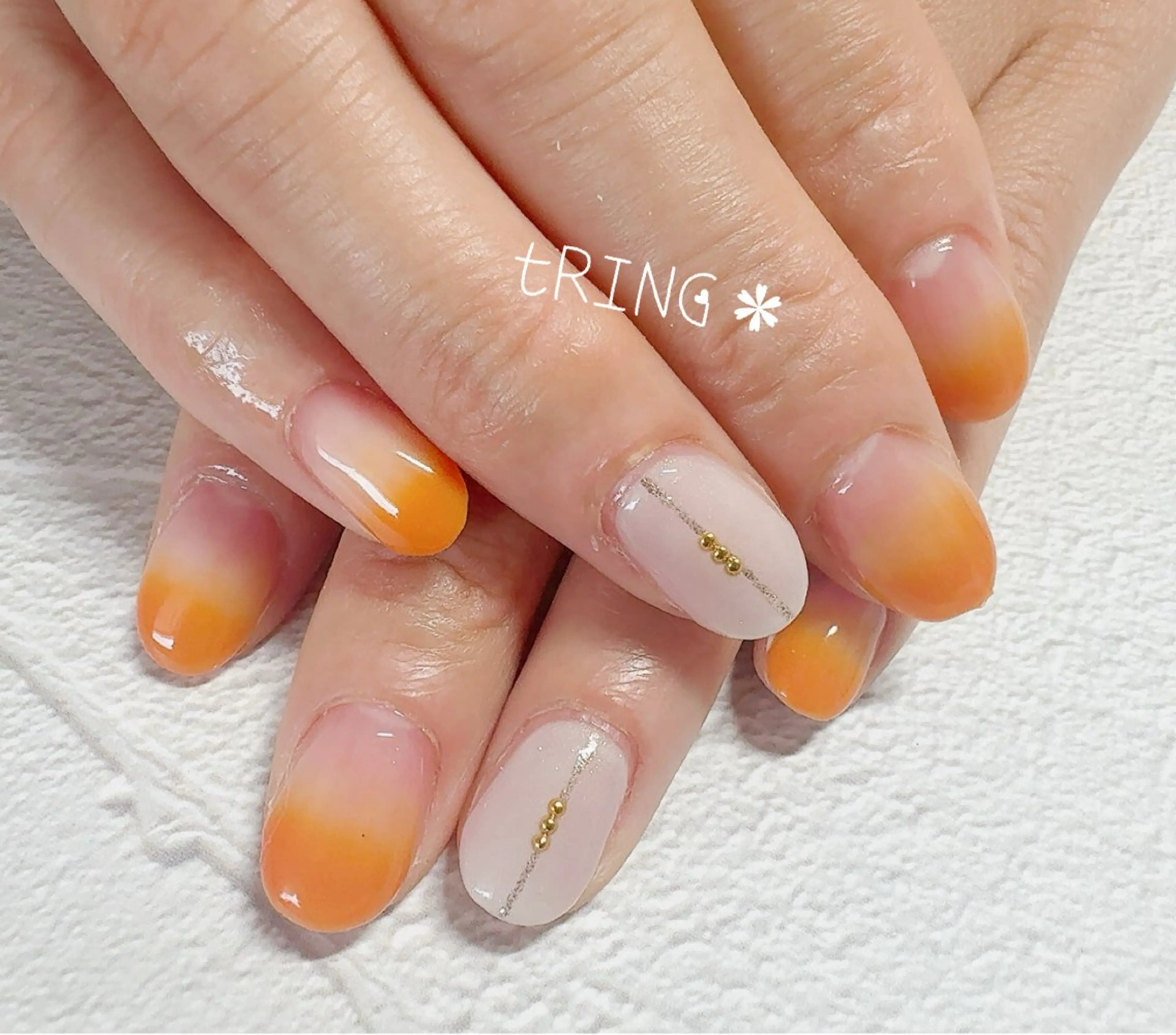 ネイル ハンドネイル tRING＊ しいの木台のネイルデザイン