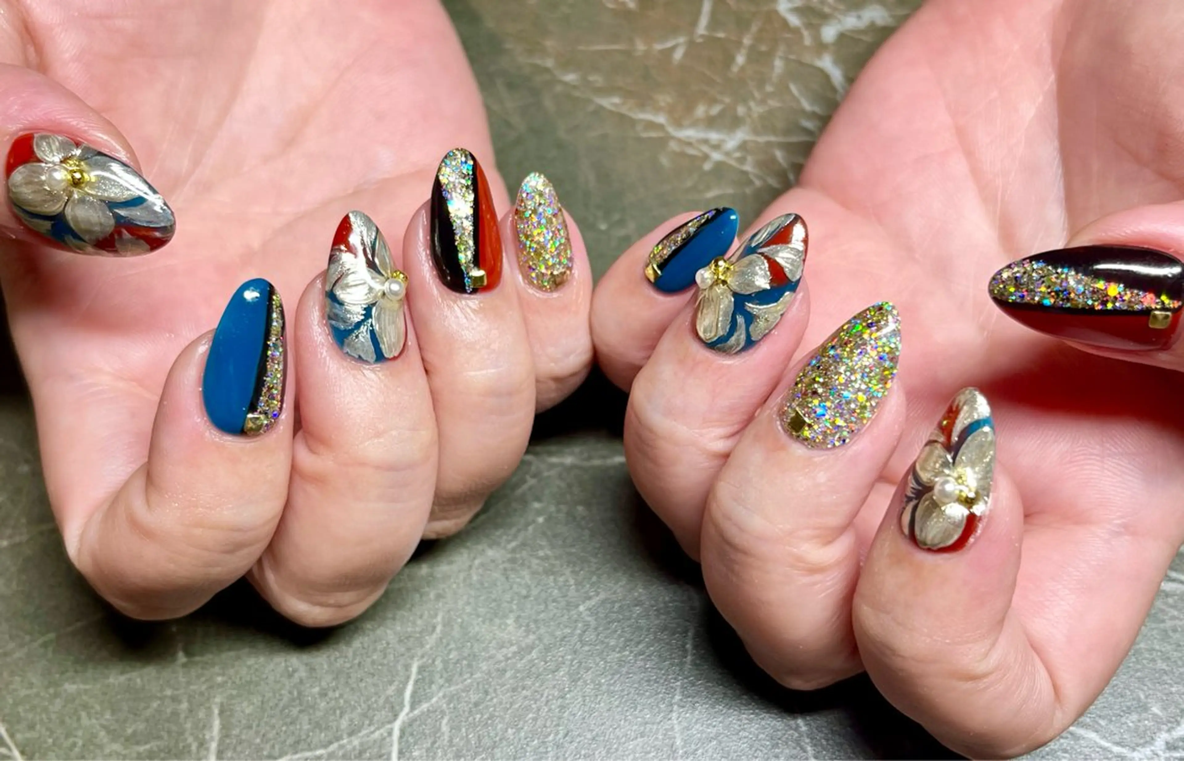 ネイル ハンドネイル まり りぃ〜んのネイルデザイン