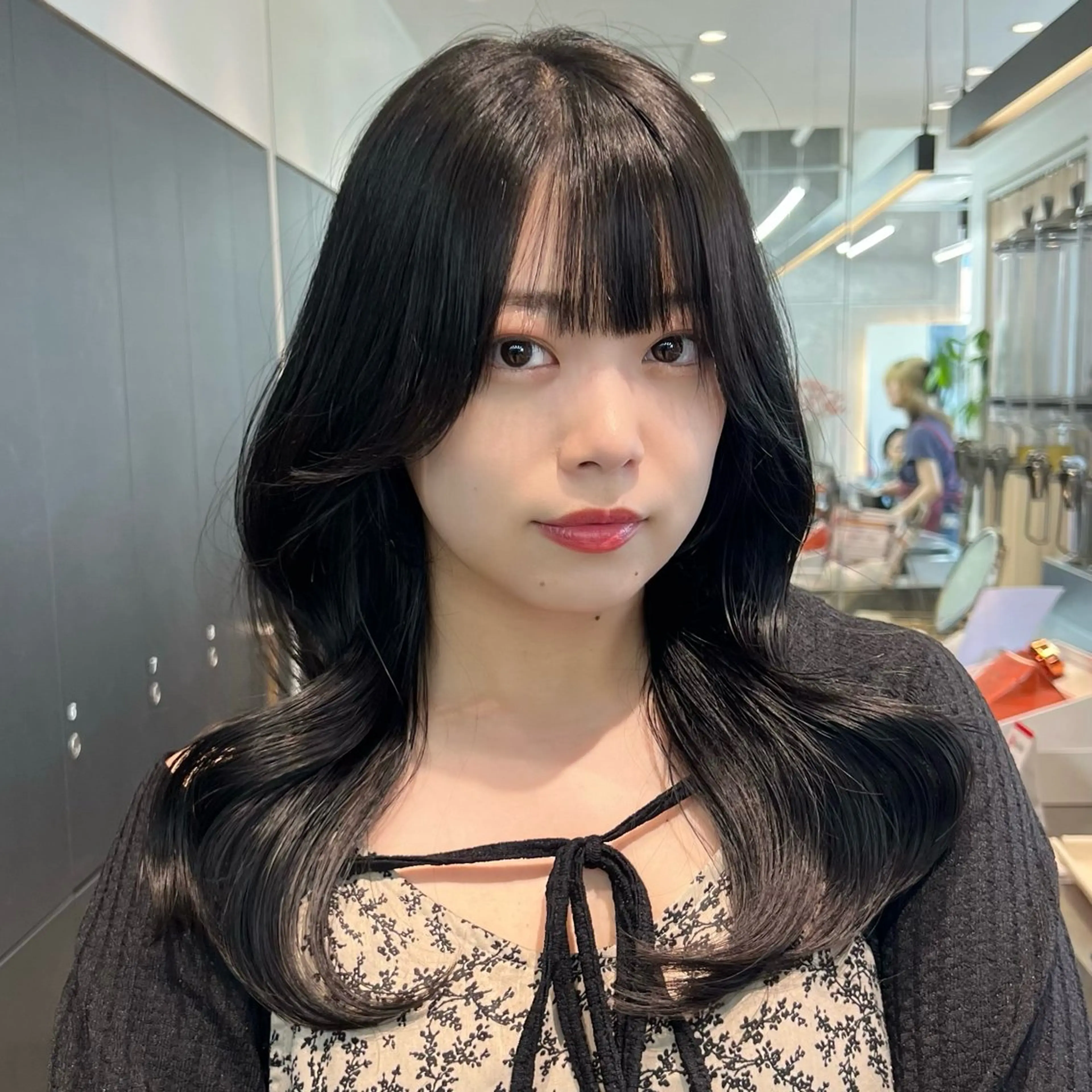 セミロング カラー 透明感カラー くびれヘア 髪質改善 韓国風ヘア レイヤーカット カット ヘアカラー トリートメント メンズ/韓国レイヤー /縮毛矯正/📍爽太のヘアスタイル