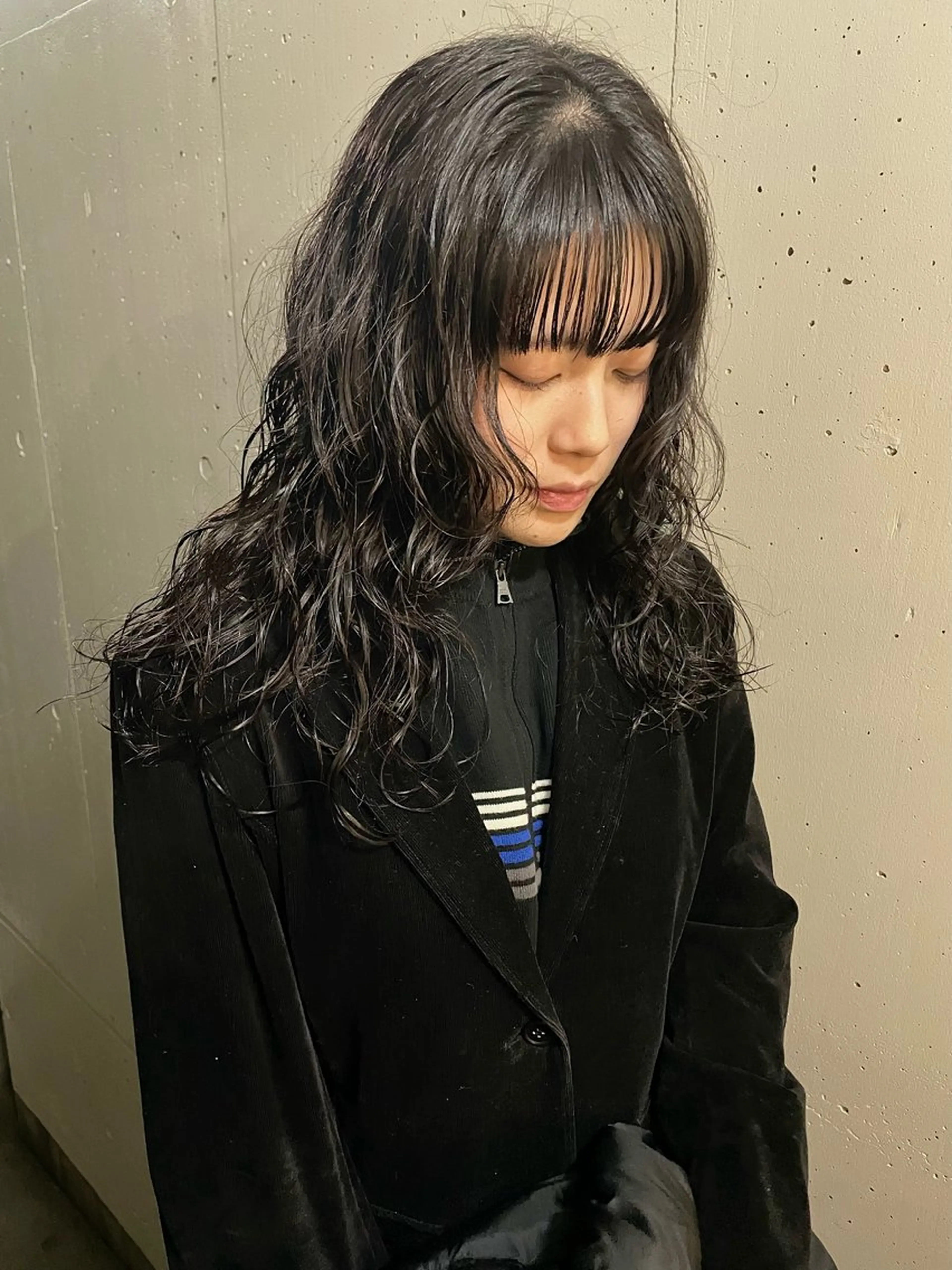 ロング パーマ ロング tim.所属・🪐ナチュラルモード ヘア🪐honokaのヘアスタイル