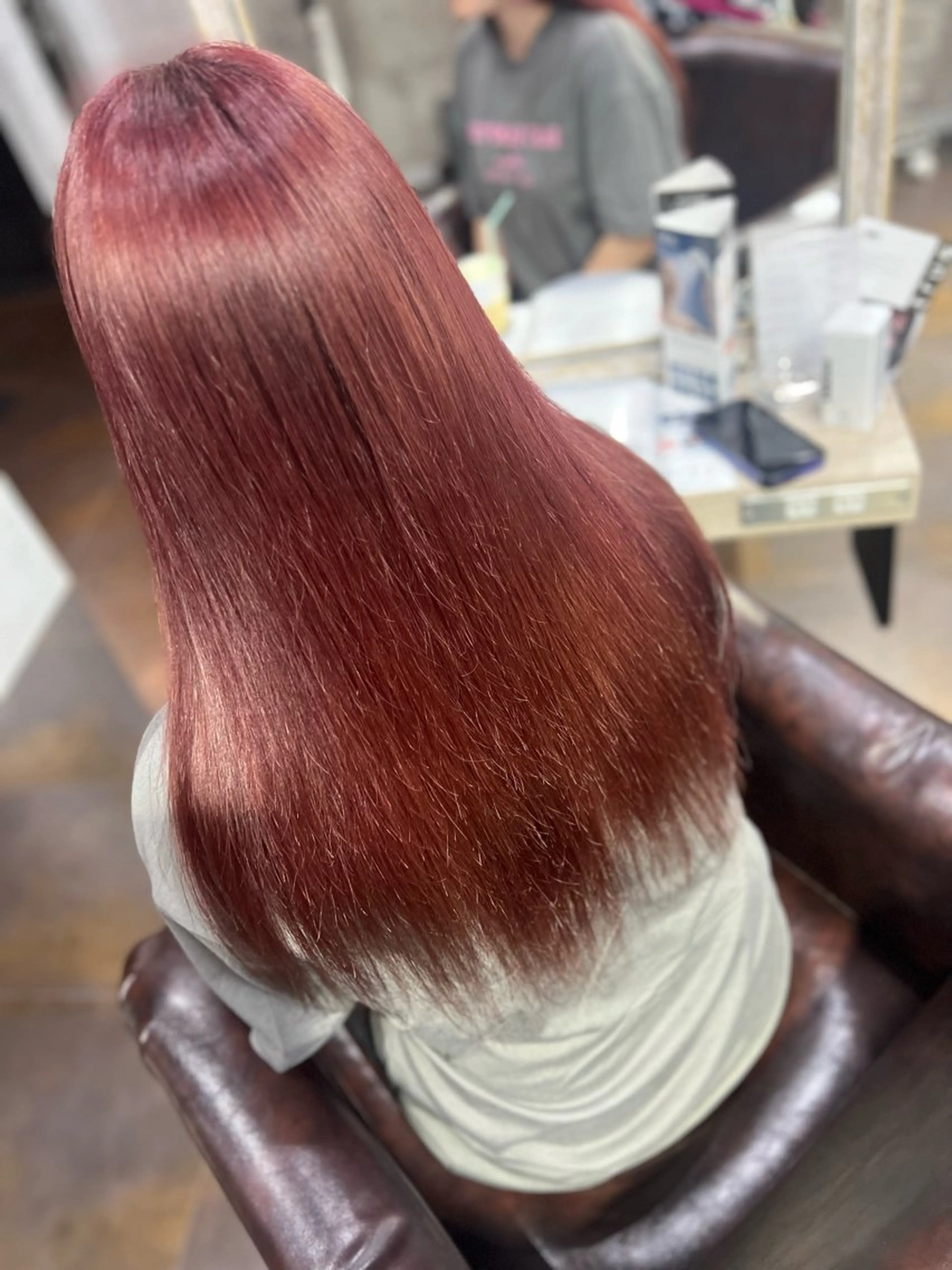 ロング カラー ヘアアレンジ シールエクステ バレイヤージュ ダブルカラー グラデーションカラー ハイライトカラー ミルクティーハイトー ン💖Mikaのヘアスタイル