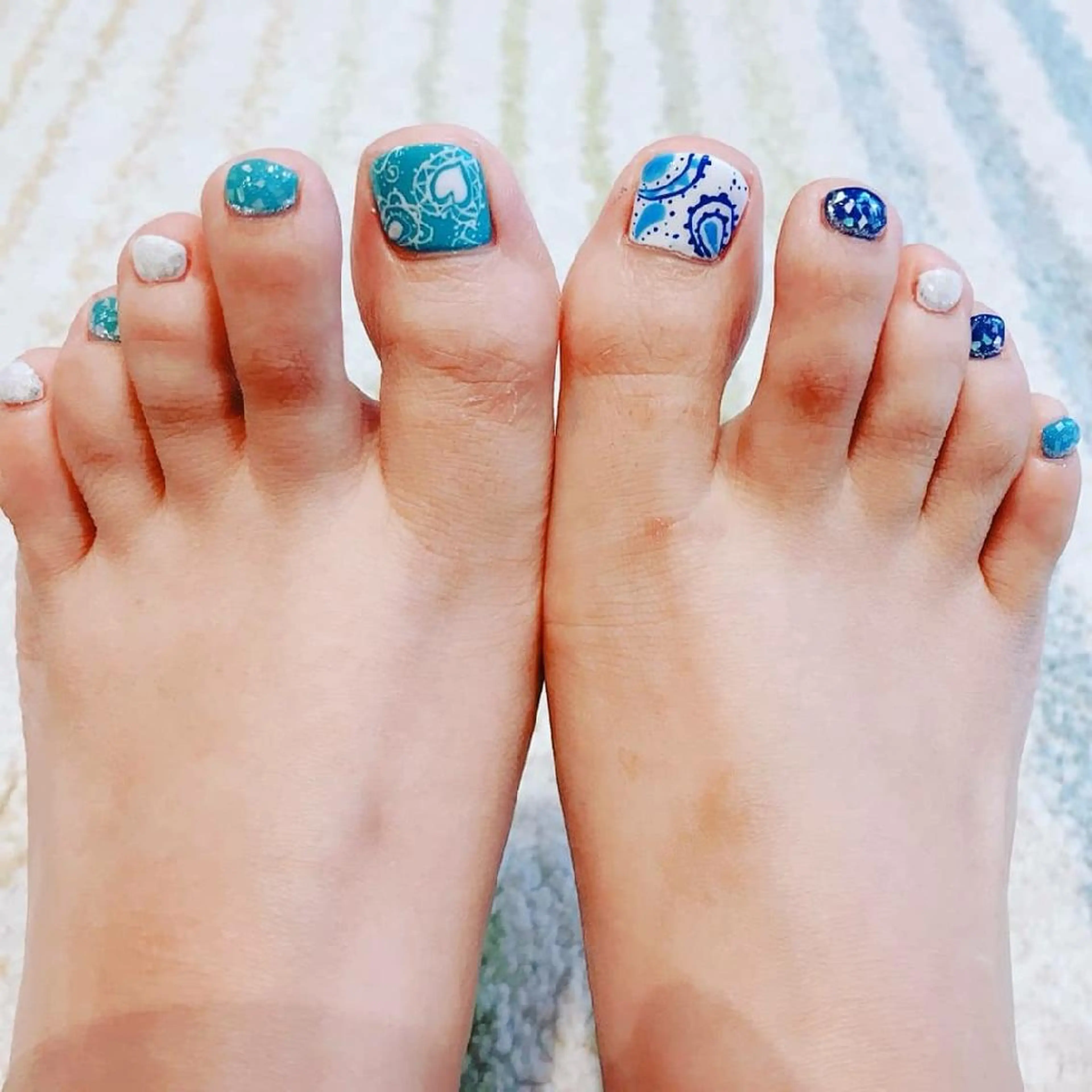 ネイル フットネイル 柴崎 美幸のネイルデザイン