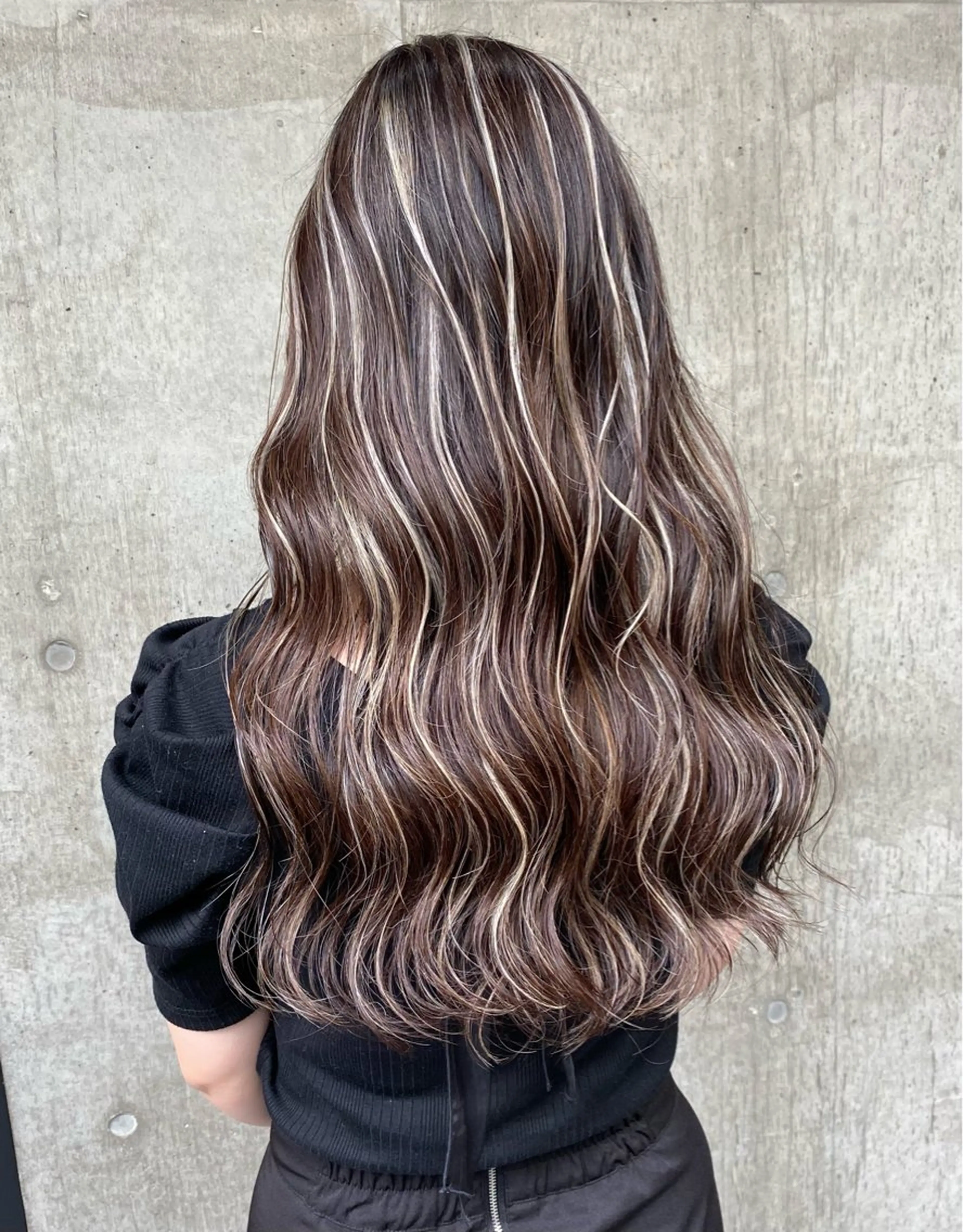 ロング カラー ヘアカラー ♡ハイライトカラー shinri♡のヘアスタイル