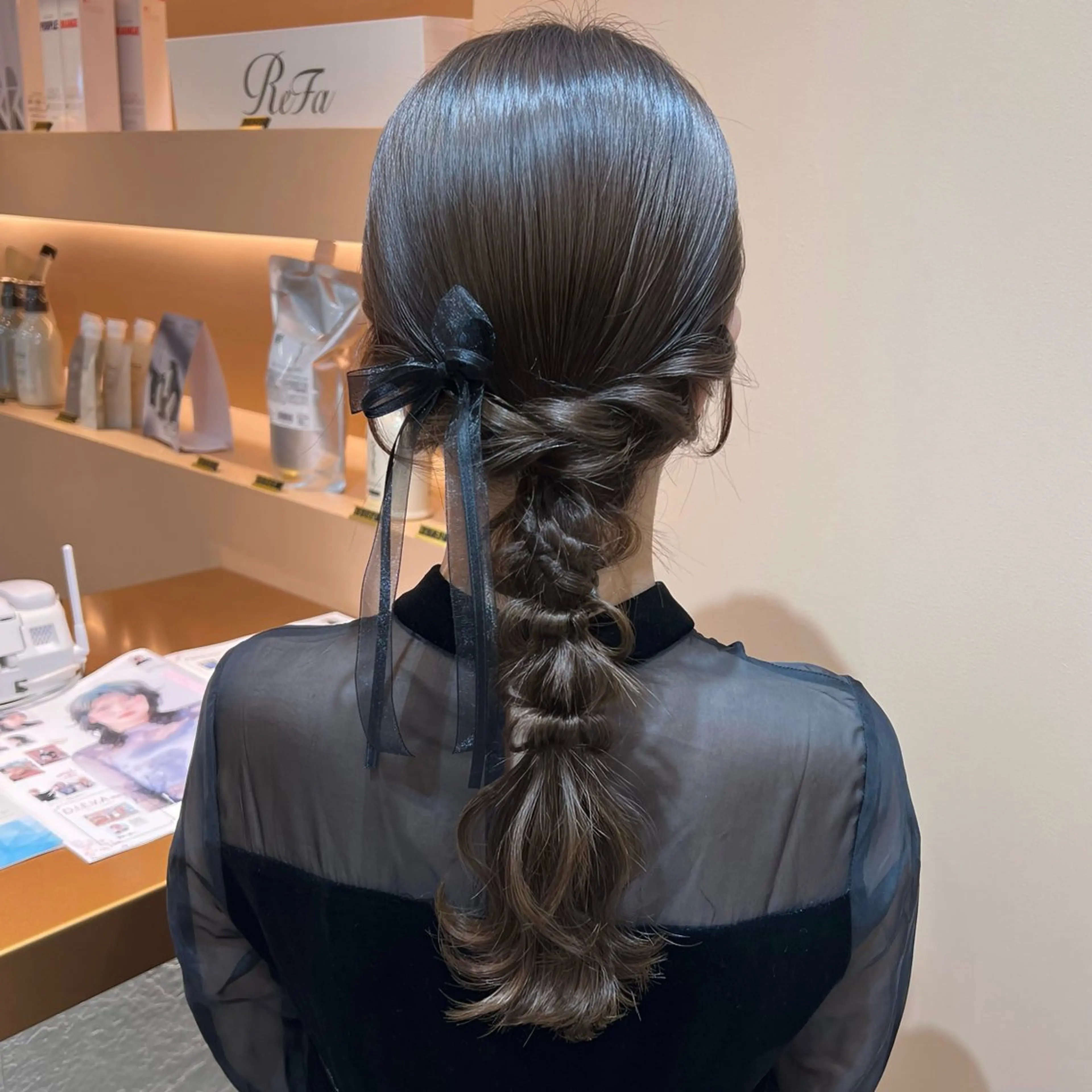 セミロング ヘアセット ✨カチモリ✨レイヤー 韓国ヘア🇰🇷ゆいのヘアスタイル