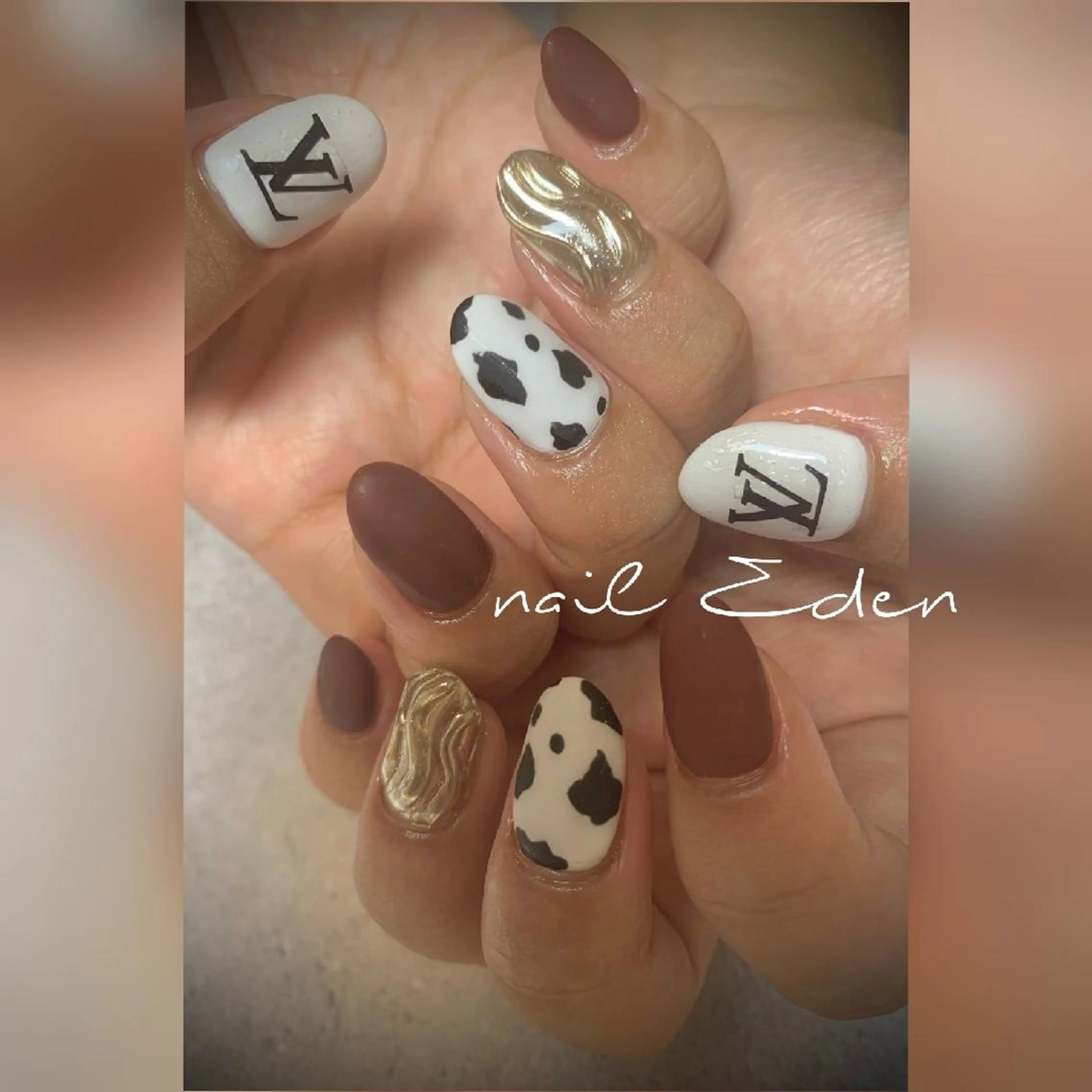 ネイル 持ち込み ハンドネイル ハンドケア Eden　private nail saron所属・Eden ♾️のネイルデザイン