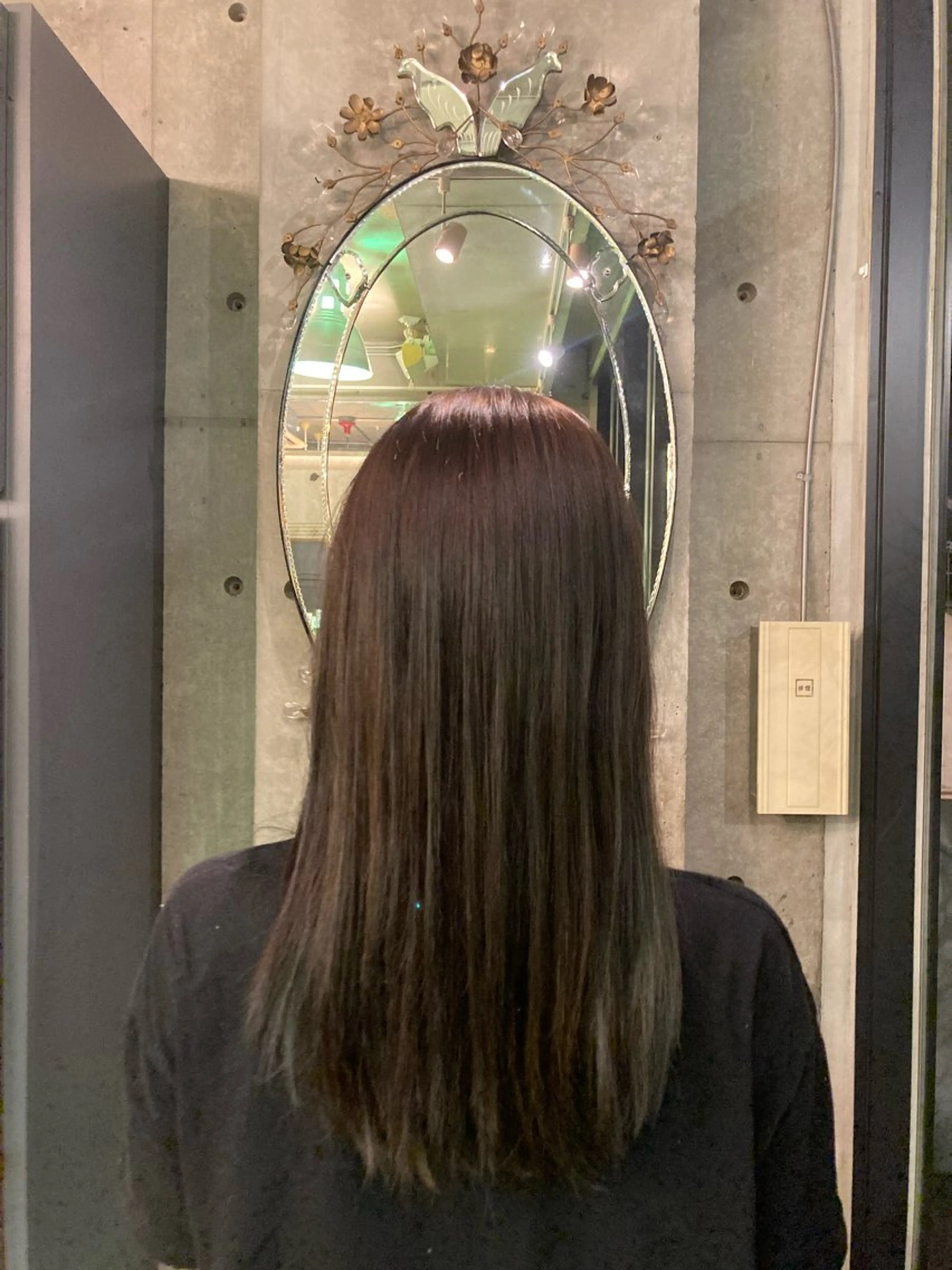 セミロング カラー ベージュカラー Y U K Iのヘアスタイル