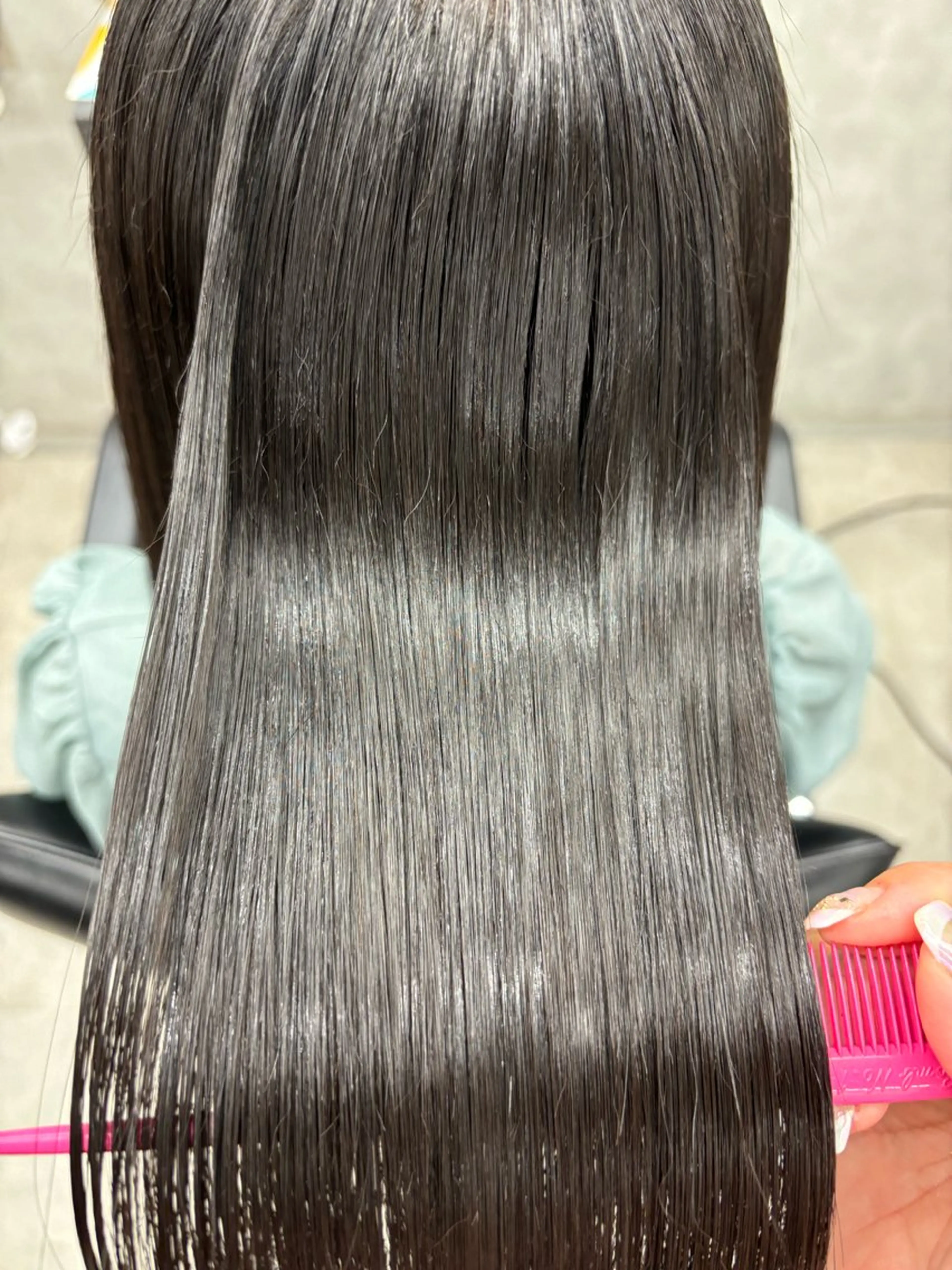 ロング カラー 髪質改善 縮毛矯正 トリートメント 巻ける縮毛矯正🌸 勝倉　麗のヘアスタイル